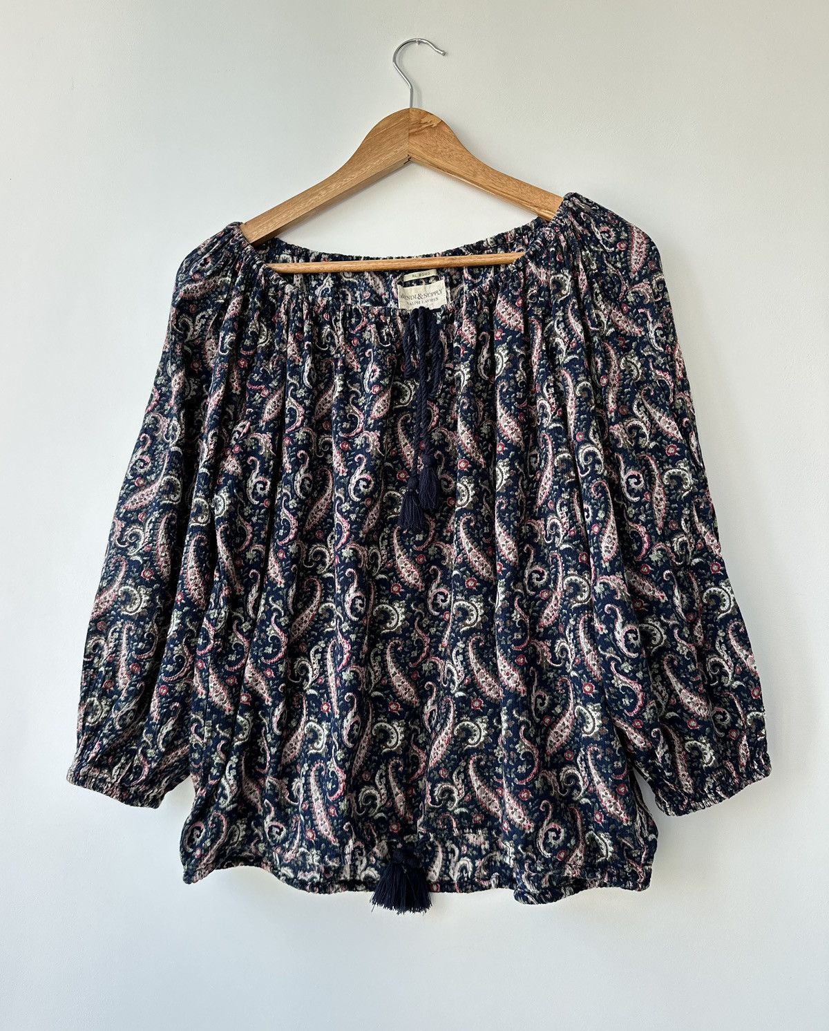 Denim & Supply Ralph Lauren Denim & Supply Ralph Lauren Blouse Shirt Viscose | Cotton S Size S / US 4 / IT 40 - 1 Thumbnail
