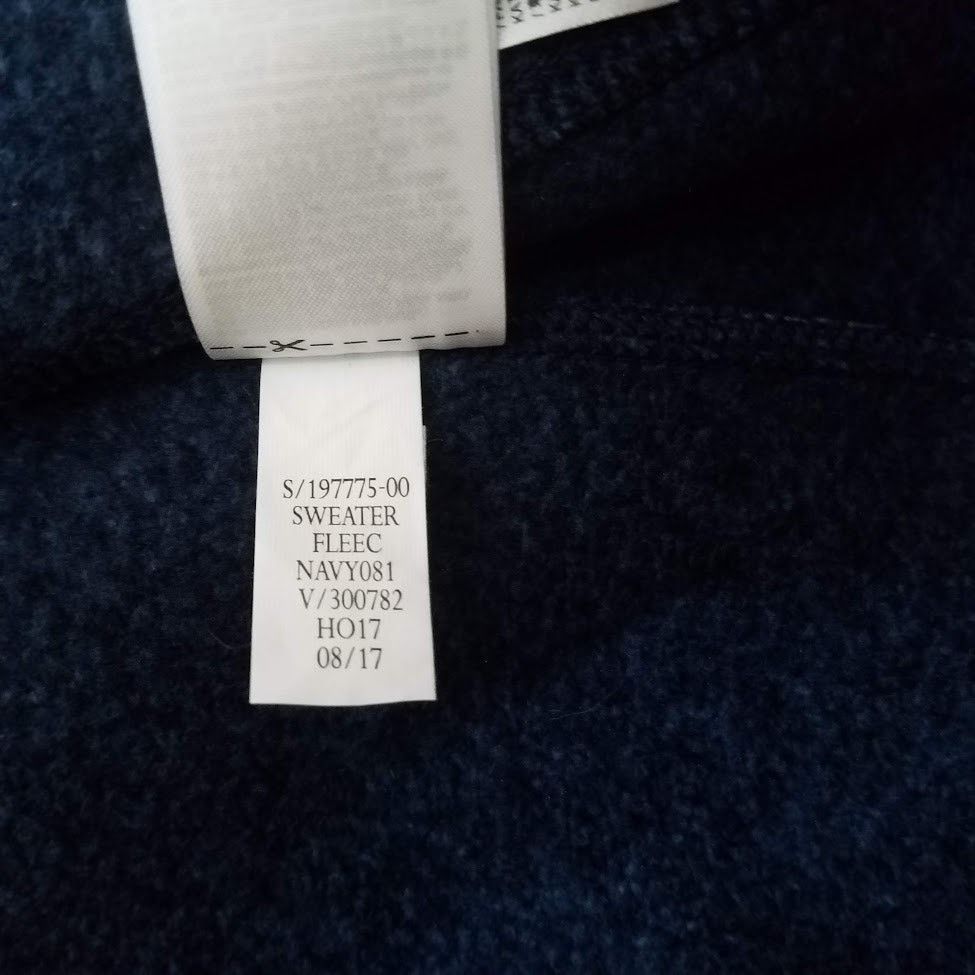 Gap NWT Men's Gap sweater fleece vest navy blue heather sz S Size US S / EU 44-46 / 1 - 4 Thumbnail