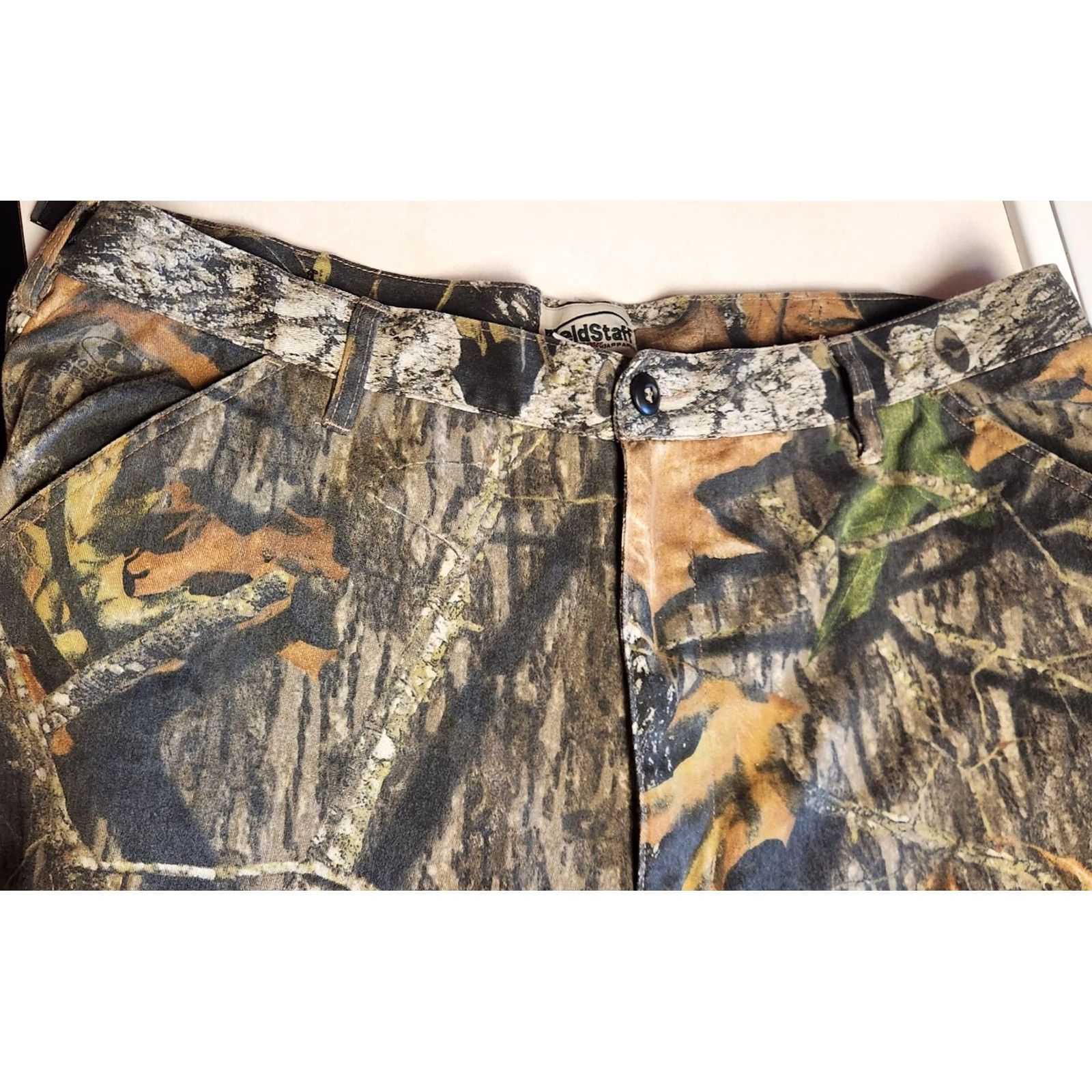 Vintage VINTAGE Mossy Oak Field Staff Camo Pants Mens XL 38x32 Break Up Utility Cargo Rise High VTG Size US 36 / EU 52 - 6 Thumbnail