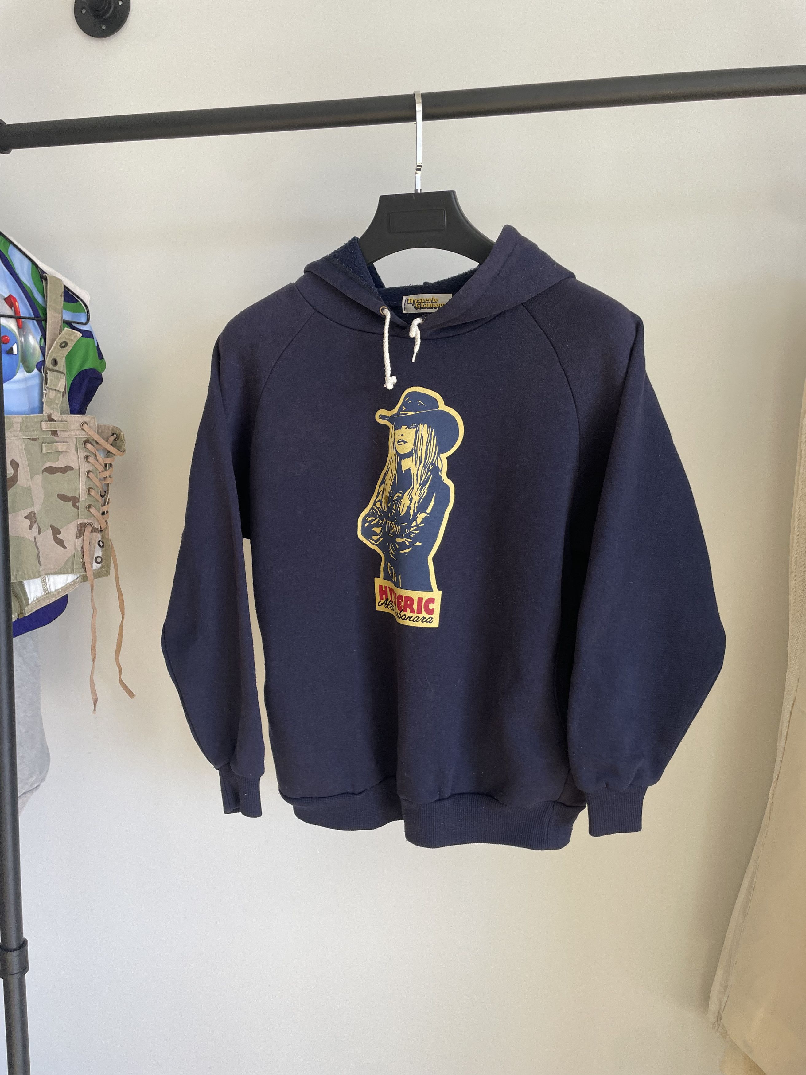 Hysteric Glamour × Japanese Brand Hysteric Glamour Alla Carbonara Navy Hoodie Size US S / EU 44-46 / 1 - 1 Thumbnail