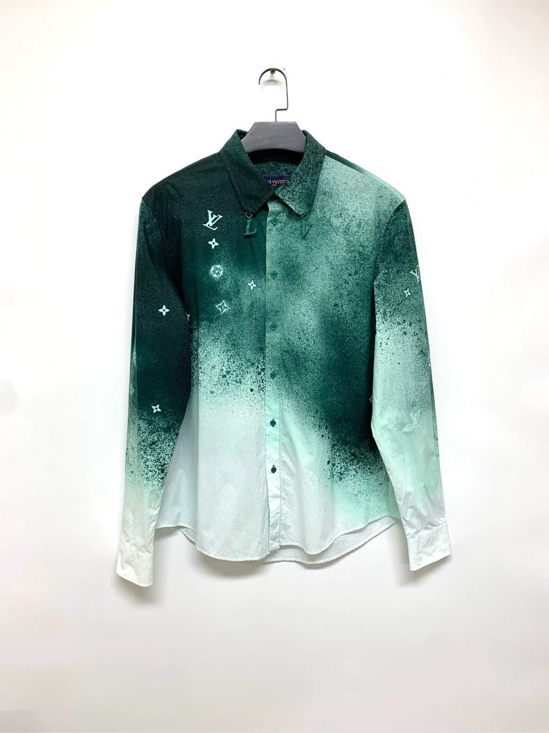 Louis Vuitton Louis Vuitton Splash Ink Rendering Shirt 2501-Nextarrow Size US XXL / EU 58 / 5 - 1 Thumbnail