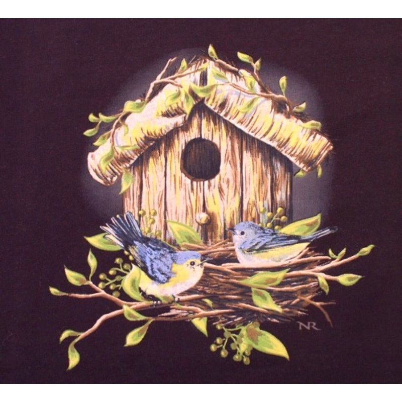 Northern Reflections Northern Reflections XS TShirt Bluebirds Birdhouse NOS w/Tag Size XS / US 0-2 / IT 36-38 - 2 Thumbnail