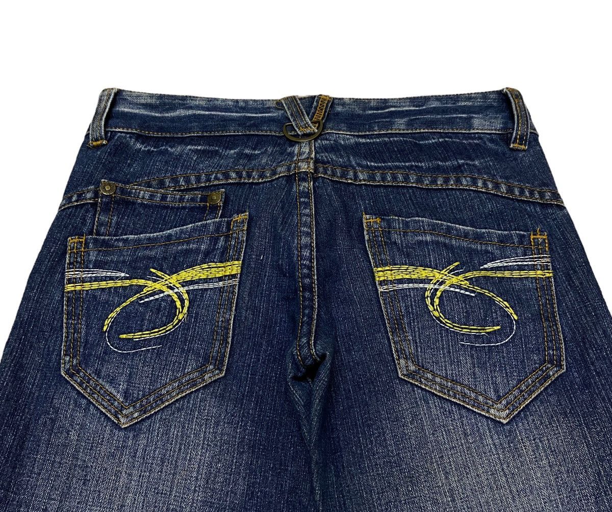 If Six Was Nine Veru Rare Design Vintage Brand Come Stai Flared Jeans 1990s Size US 30 / EU 46 - 4 Thumbnail