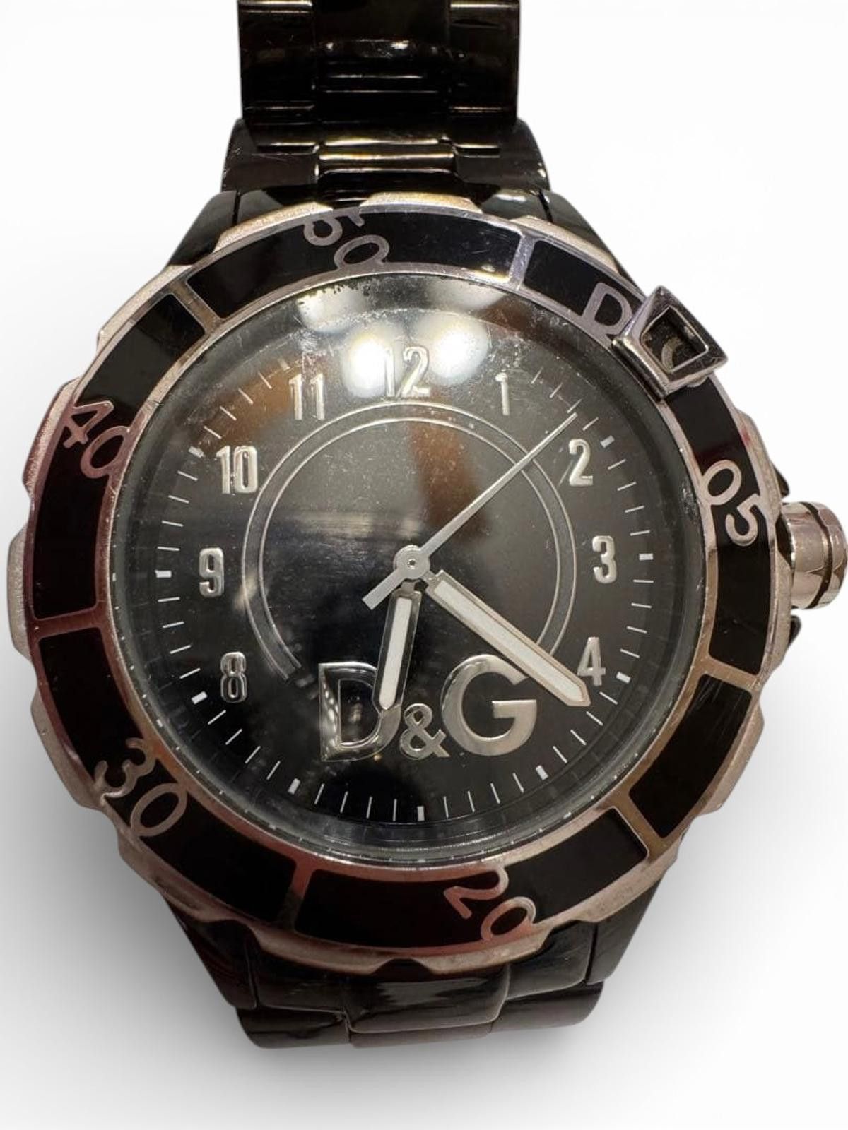 Dolce & Gabbana Dolce & Gabbana - Black Analog Wrist Watch with Metal Band Size ONE SIZE - 2 Thumbnail