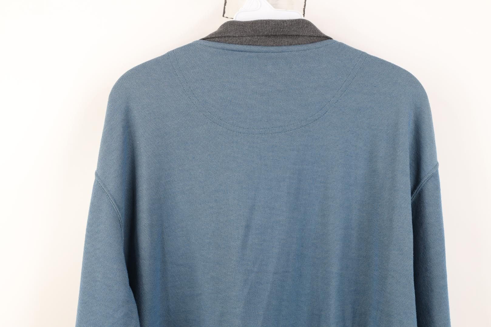 The North Face Vintage 90s The North Face Knit 1/4 Zip Polo Blue USA Size US L / EU 52-54 / 3 - 11 Thumbnail