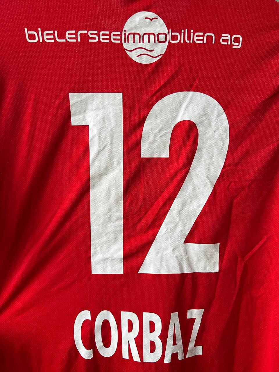 Nike 2012/13 FC BIEL/BIENNA #12 MATCH WORN HOME SOCCER JERSEY M Size US M / EU 48-50 / 2 - 12 Thumbnail