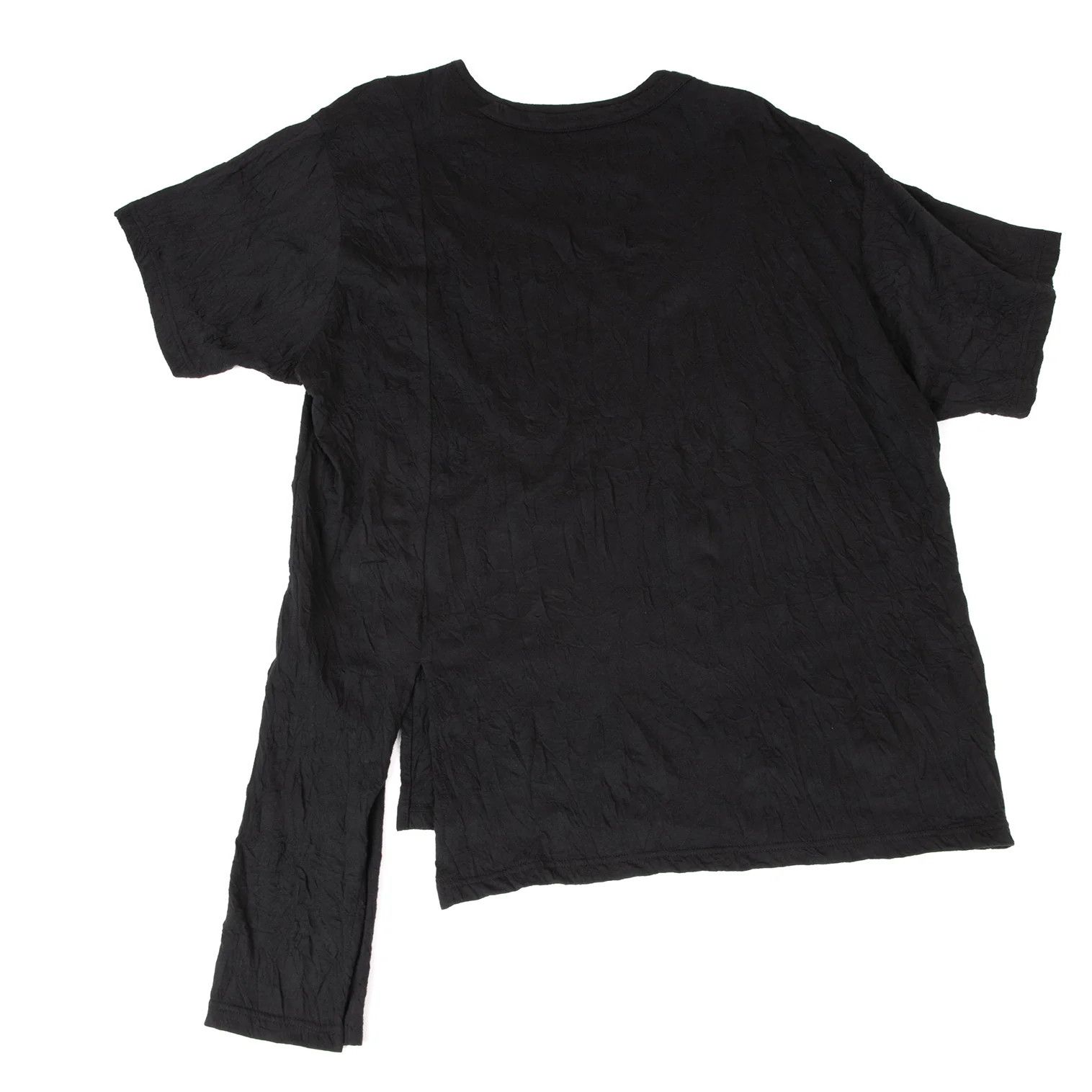 Yohji Yamamoto Washed Slit T-Shirt in Black, Size 3 Size US L / EU 52-54 / 3 - 8 Thumbnail