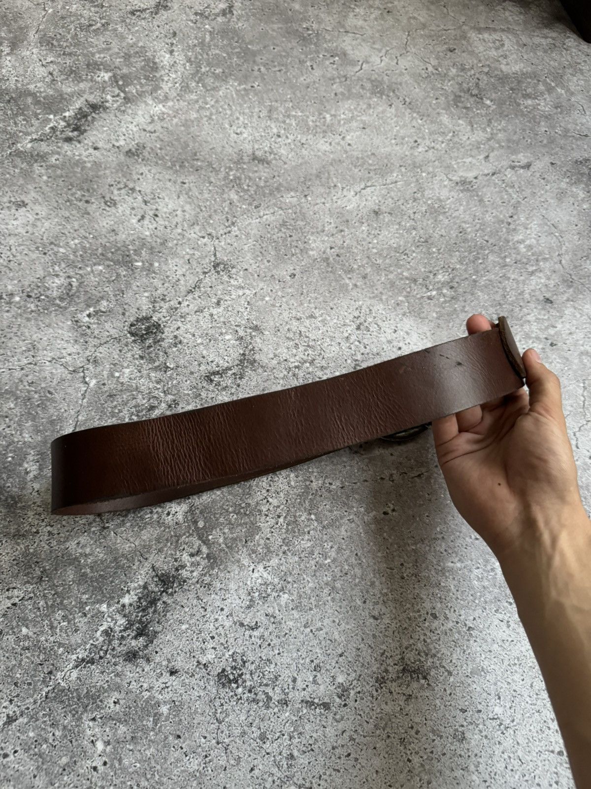Vintage Vintage Y2K Crown leather avant garde belt Size ONE SIZE - 6 Thumbnail