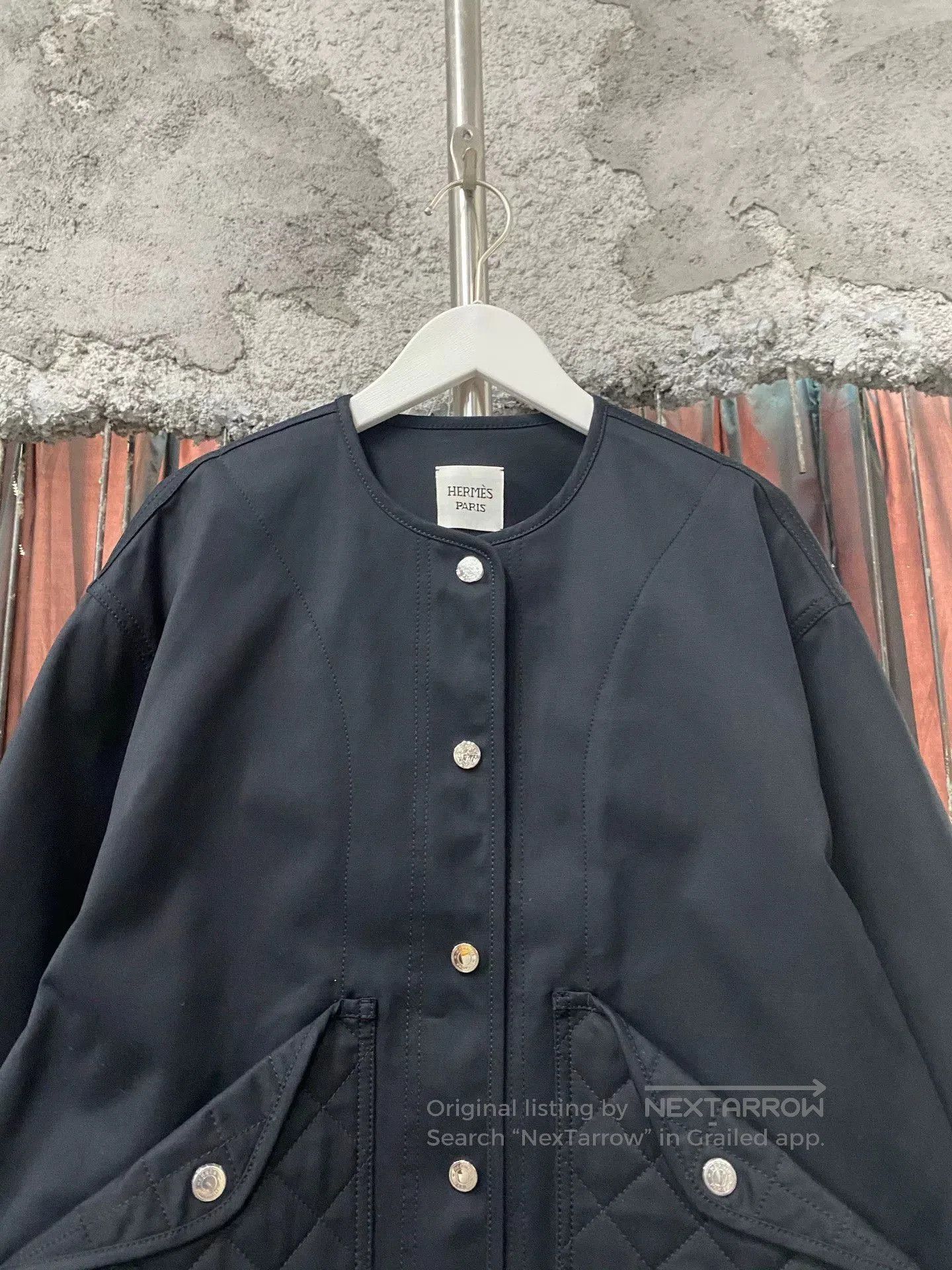 Hermes Hermes Quilted Cotton Coat. Size US XS / EU 42 / 0 - 3 Thumbnail