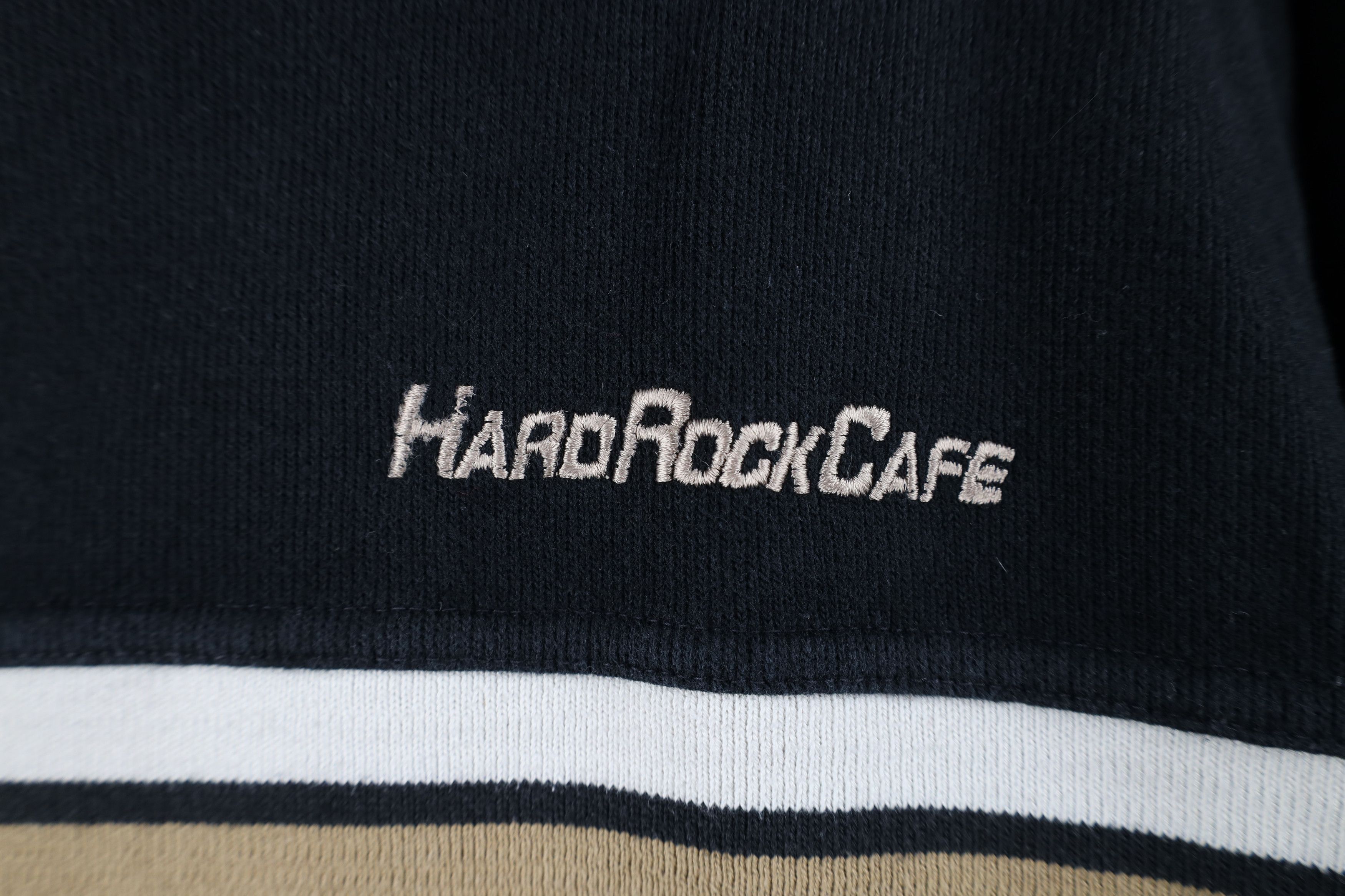 Hard Rock Cafe Vintage 90s Hard Rock Cafe Chicago Knit Long Sleeve T-Shirt Size US L / EU 52-54 / 3 - 4 Thumbnail