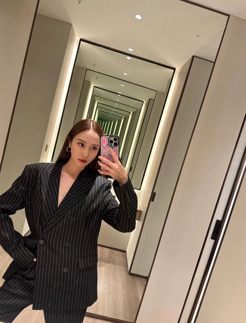 Saint Laurent Paris Saint Laurent ParisStriped double-breasted blazer jacket 2 Size XXS / US 00 / IT 34 - 7 Thumbnail