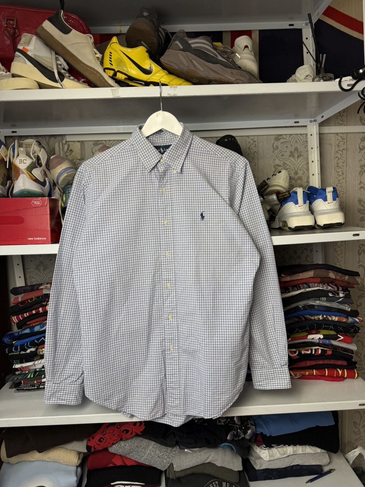 Polo Ralph Lauren Vintage RALPH LAUREN Striped long Sleeved Shirt Rare Size US M / EU 48-50 / 2 - 1 Thumbnail