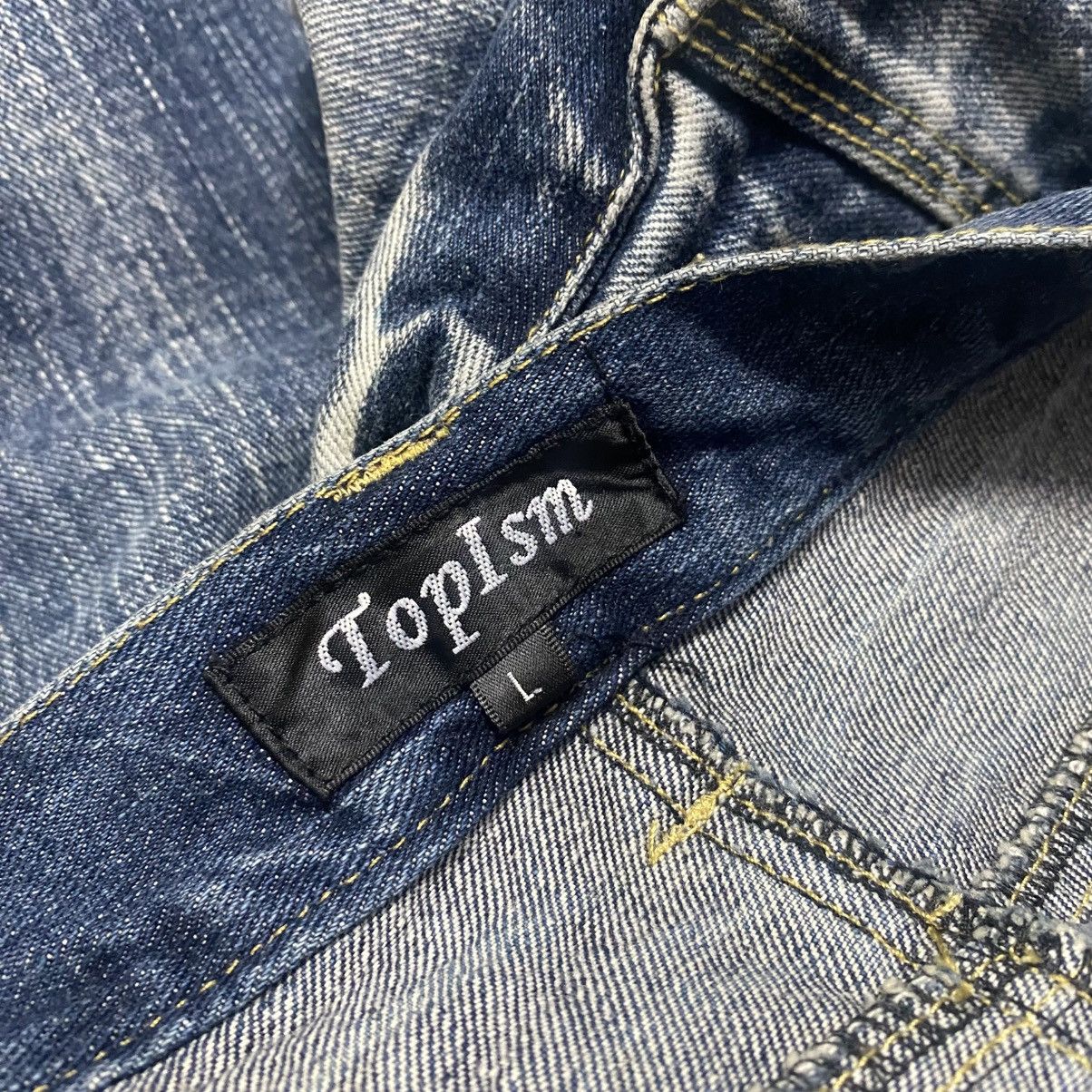 Japanese Brand Vintage TOPISM Denim Super Flare Cargo Pants Size US 34 / EU 50 - 17 Thumbnail