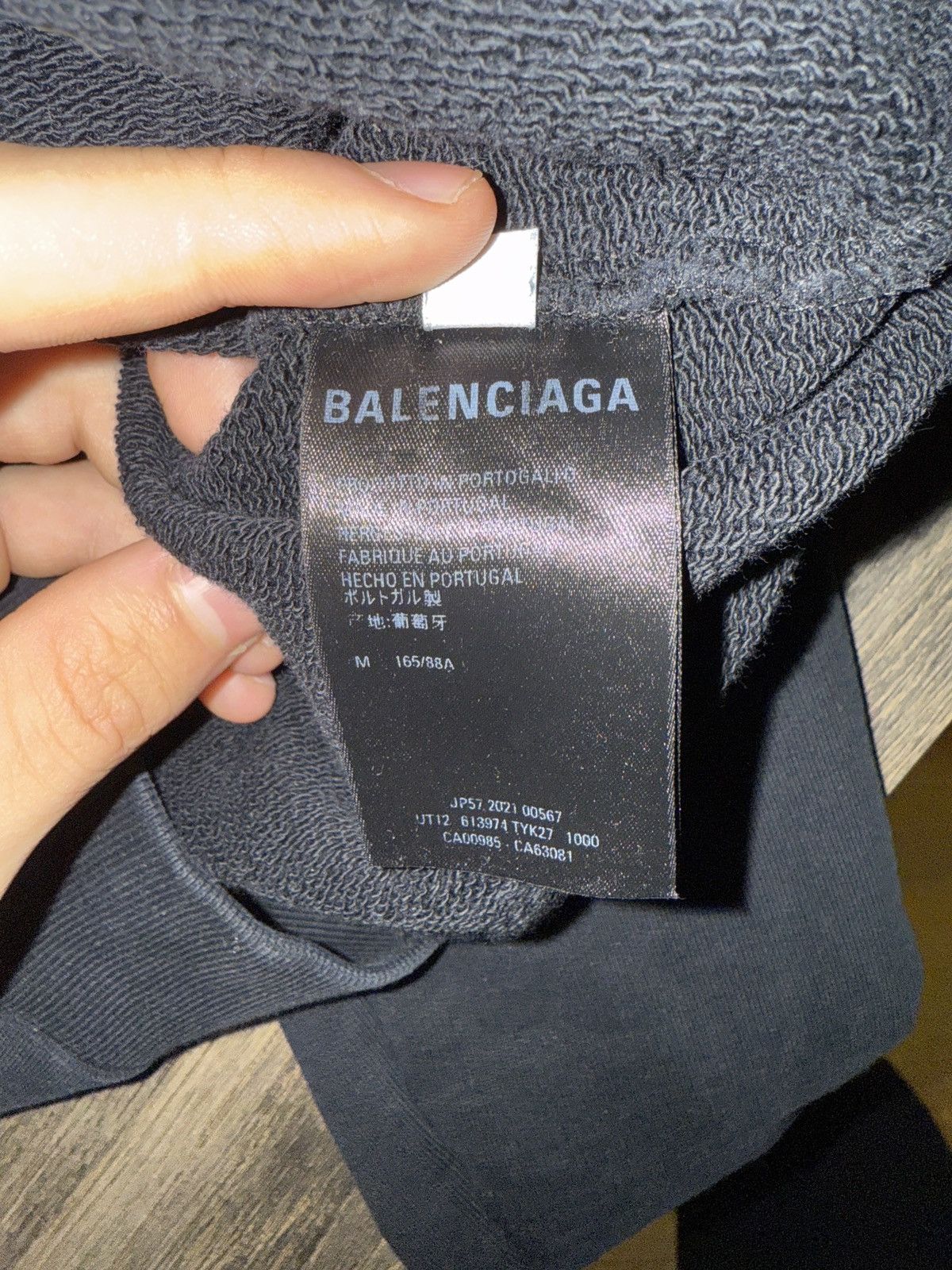 Balenciaga Balenciaga Mini Logo Crewneck Sweatshirt Black Size US M / EU 48-50 / 2 - 6 Thumbnail