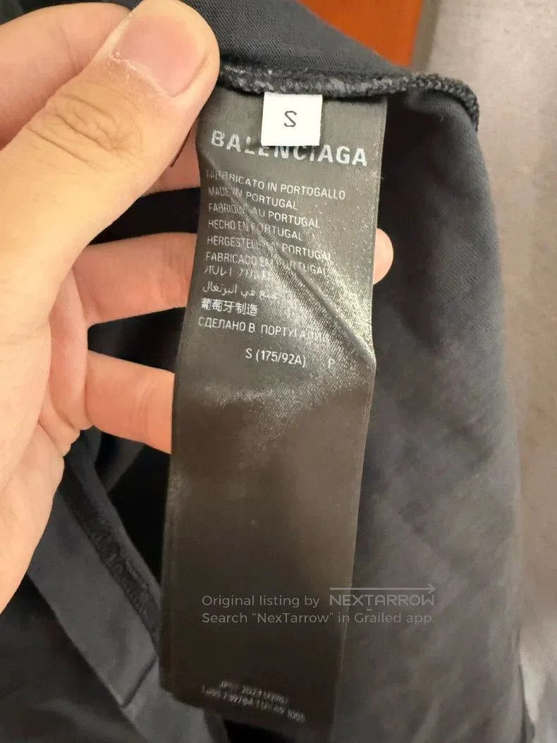 Balenciaga Balenciaga Tape Short Sleeve T-shirt S. Size US S / EU 44-46 / 1 - 3 Thumbnail