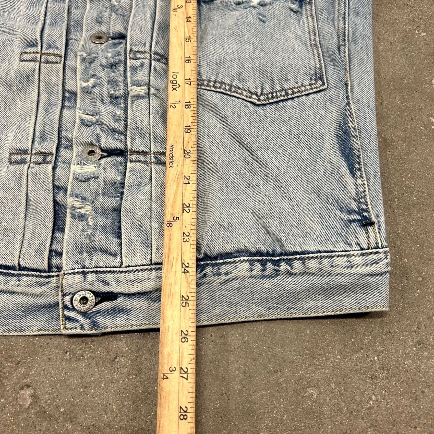 Levi's Levi's Premium Trucker Jacket Mens Medium Blue Denim Button Closure Pockets Modern 45in Chest Regular Jacket Size US M / EU 48-50 / 2 - 3 Thumbnail