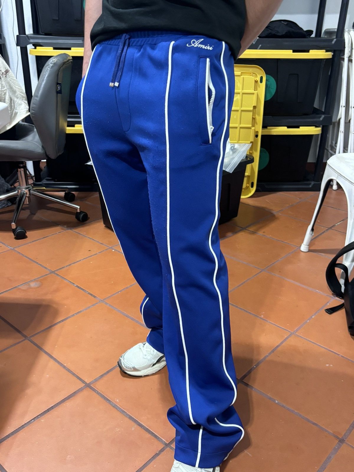 Amiri Amiri Western Blue Track Pant Size US 36 / EU 52 - 12 Thumbnail