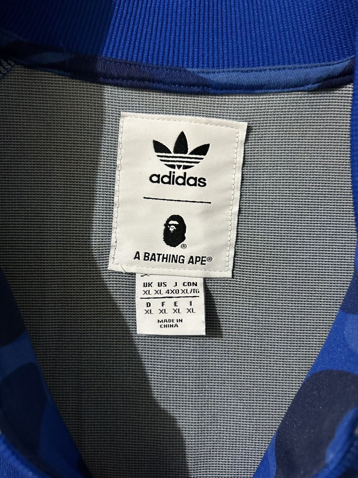 Adidas × Bape Bape x Adidas Adicolor Track Top Size US XL / EU 56 / 4 - 7 Thumbnail