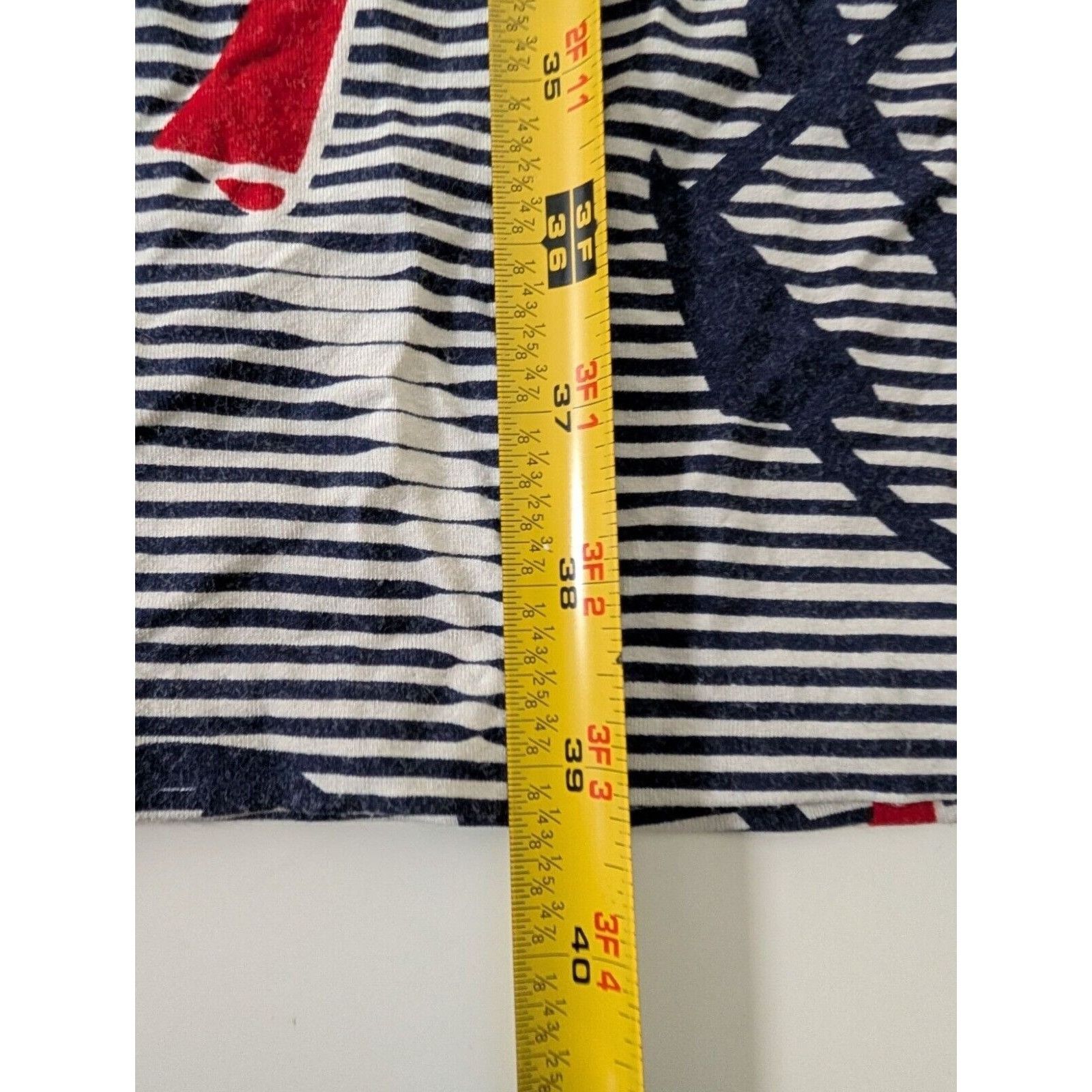 Talbots Talbots Stripe Anchor Dress Womens Size Large Blue Nautical Size L / US 10 / IT 46 - 12 Thumbnail