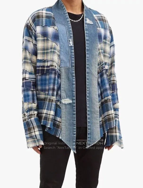 Greg Lauren greg lauren patchwork robe with denim accents. Size US M / EU 48-50 / 2 - 9 Thumbnail
