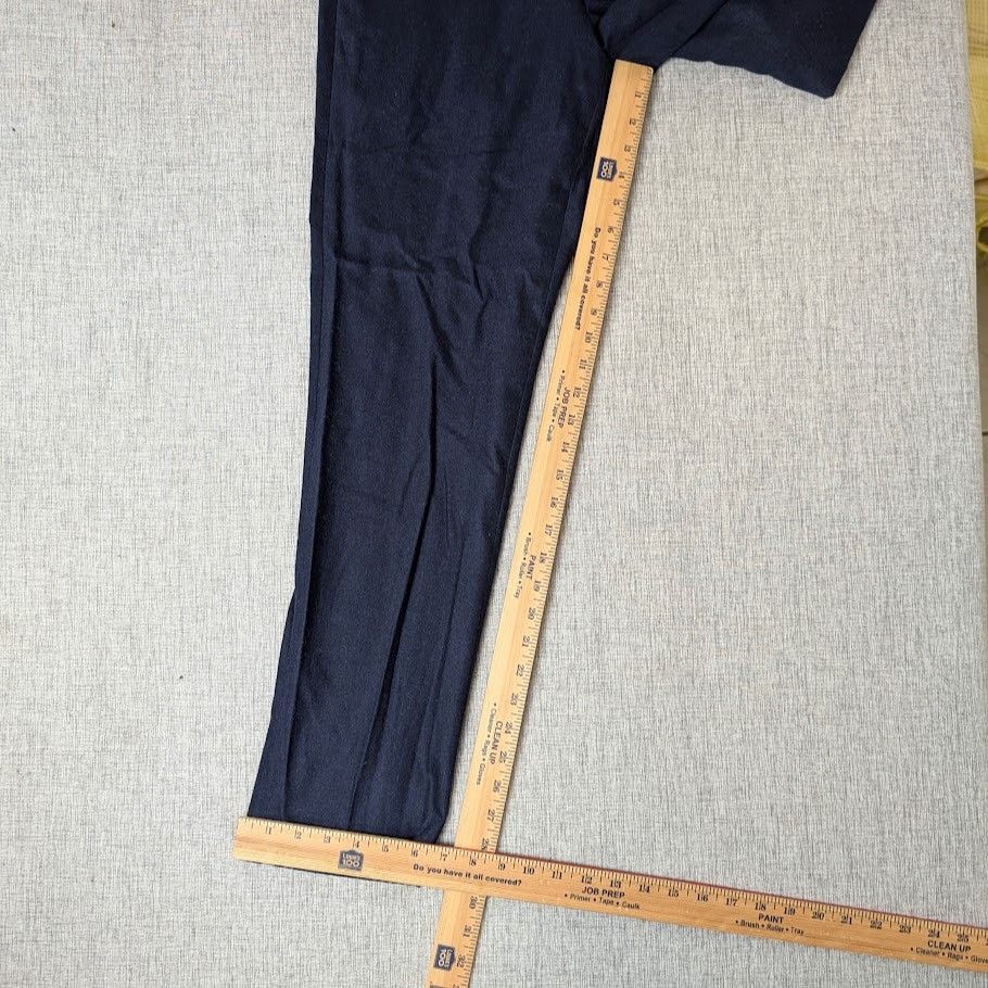 J.Crew J.Crew Ludlow Slim Navy Dress Pants Flannel Wool Lanificio Size US 31 - 5 Thumbnail