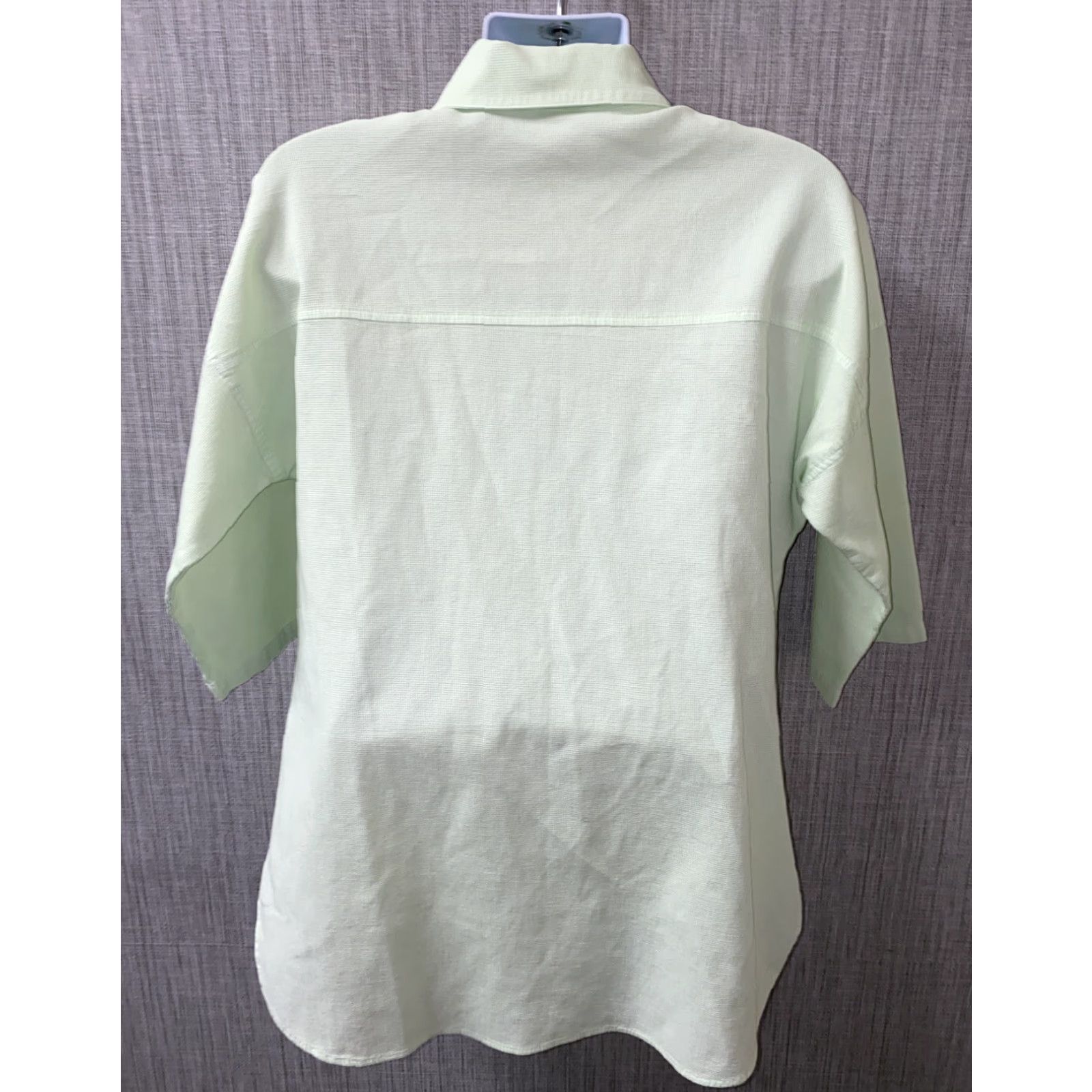 Vintage VINTAGE Sea Breeze Polo Shirt Mens Green 1/2 Button Front Size L Short Sleeve Collared Cotton Casual Shirt Men Size US L / EU 52-54 / 3 - 4 Thumbnail