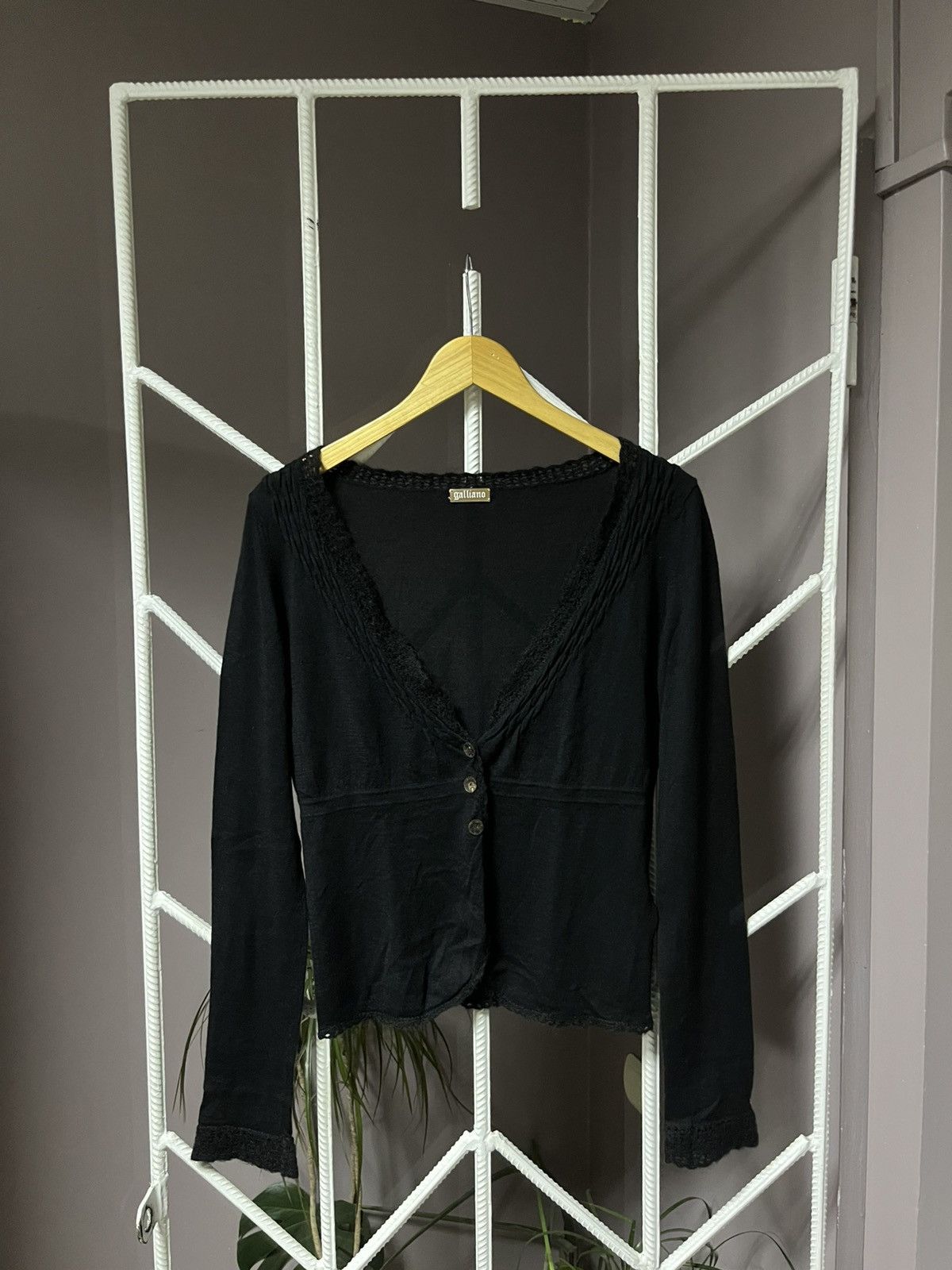 John Galliano Vintage John Galliano Runway 2000s Cashmere Cardigan Sweater Size M / US 6-8 / IT 42-44 - 1 Thumbnail