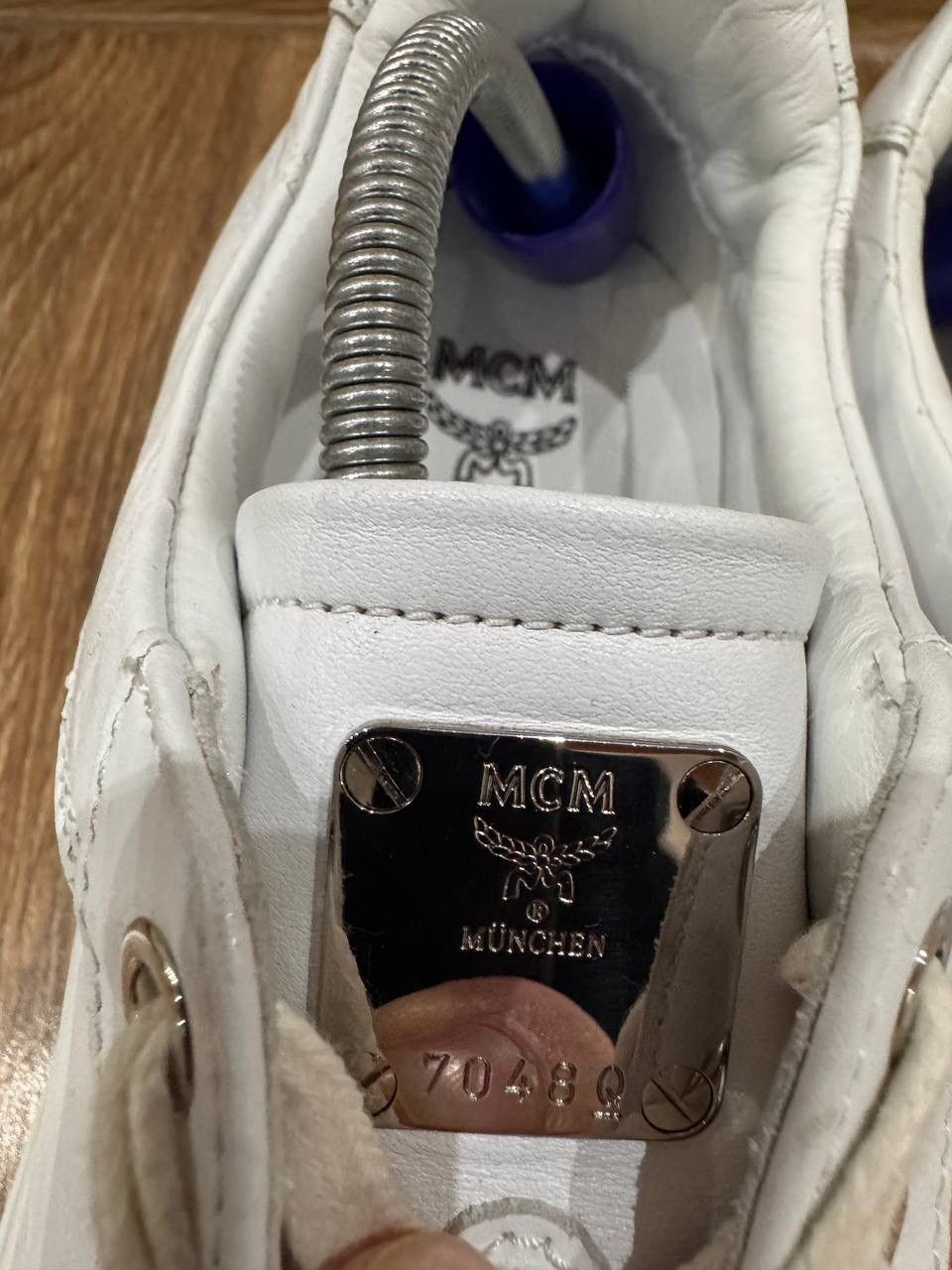 MCM MCM Men's Leather Sneakers Size 41 US 8 Size US 8 / EU 41 - 4 Thumbnail