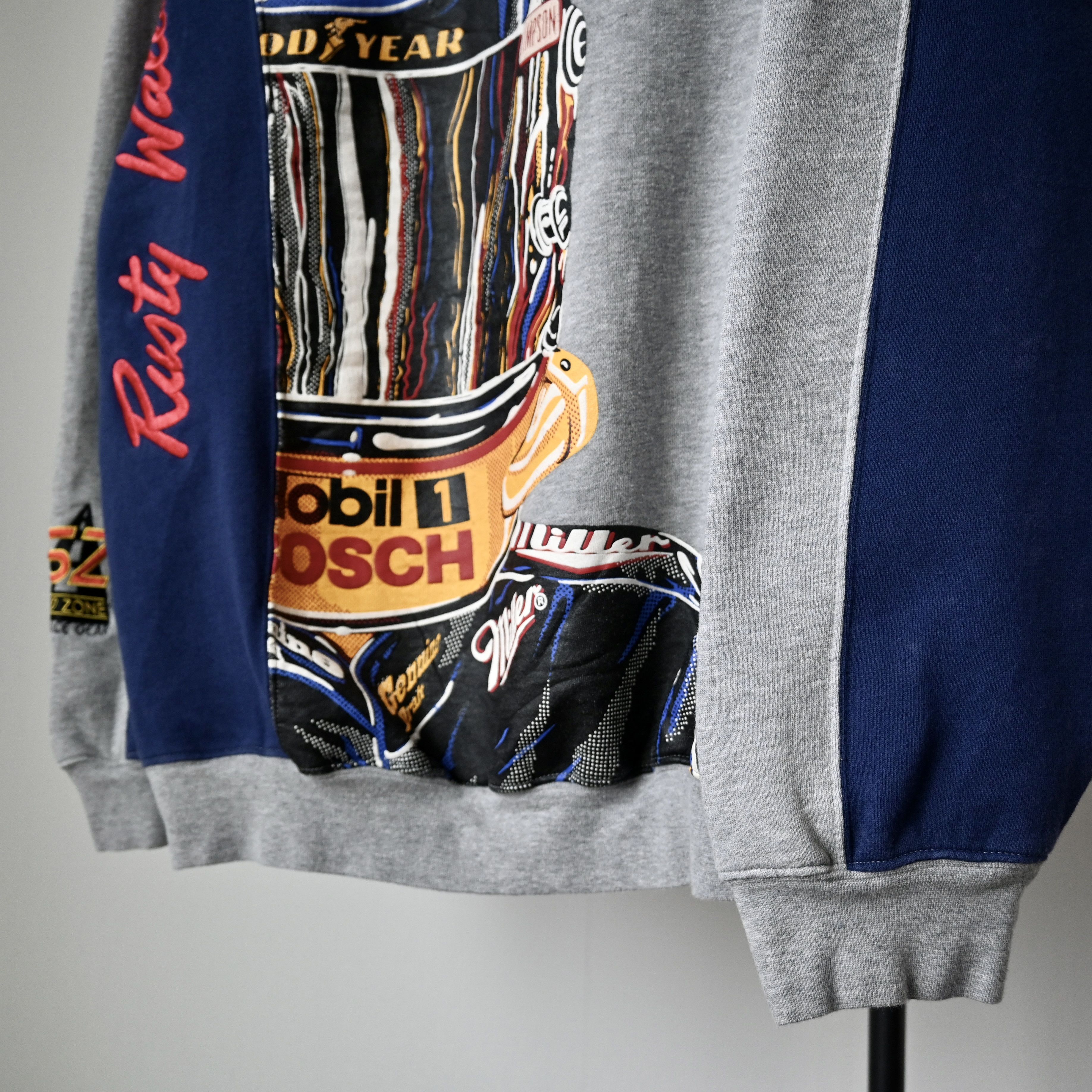 Vintage VTG 1996 Rusty Wallace x miller beer official sweatshirt Size US XL / EU 56 / 4 - 12 Thumbnail