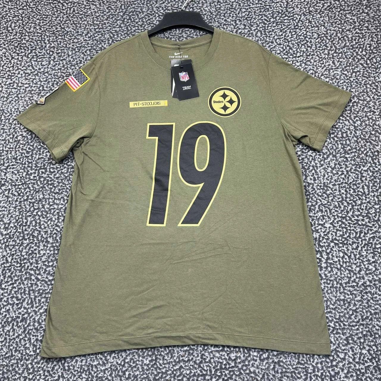 Nike Nike Shirt Men Pittsburgh Steelers Smith-Schuster #19 New L Size US L / EU 52-54 / 3 - 1 Thumbnail