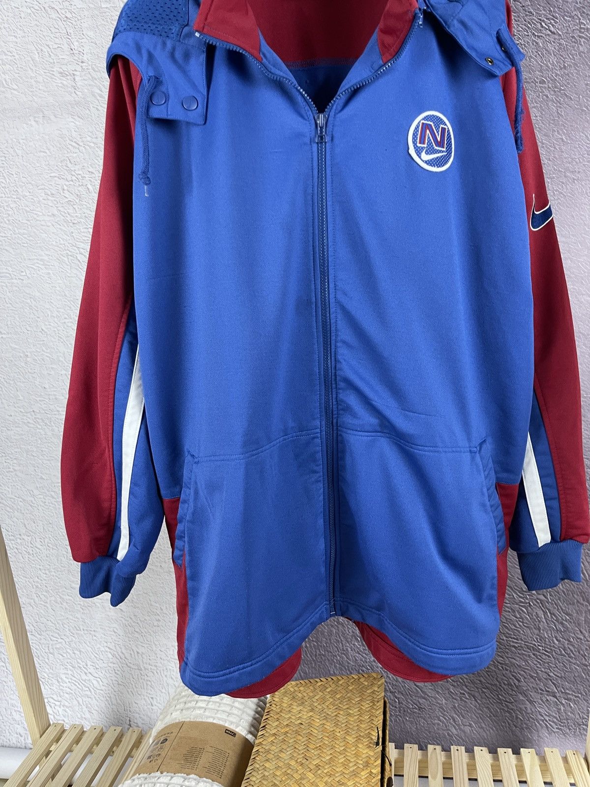 Nike Nike vintage 90s hype swoosh logo track top jacket rare Size US XXL / EU 58 / 5 - 6 Thumbnail