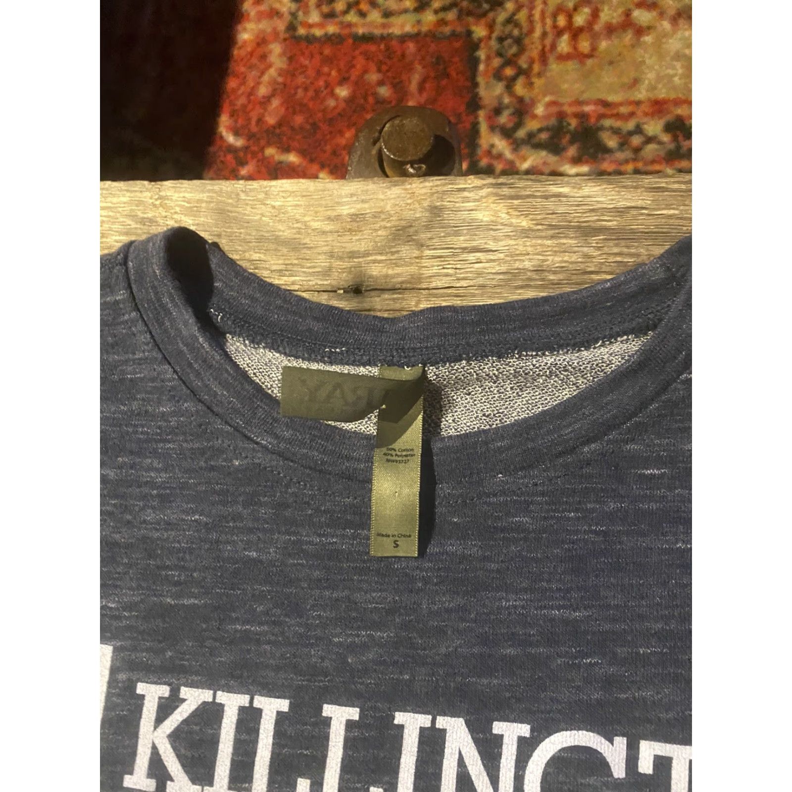 Vintage Ouray Killington Vermont Worl Cup Audi Ski Long Sleeve Shirt Gray Downhill Mens Small Crew Neck Cotton Blend Shirt Size US S / EU 44-46 / 1 - 5 Thumbnail