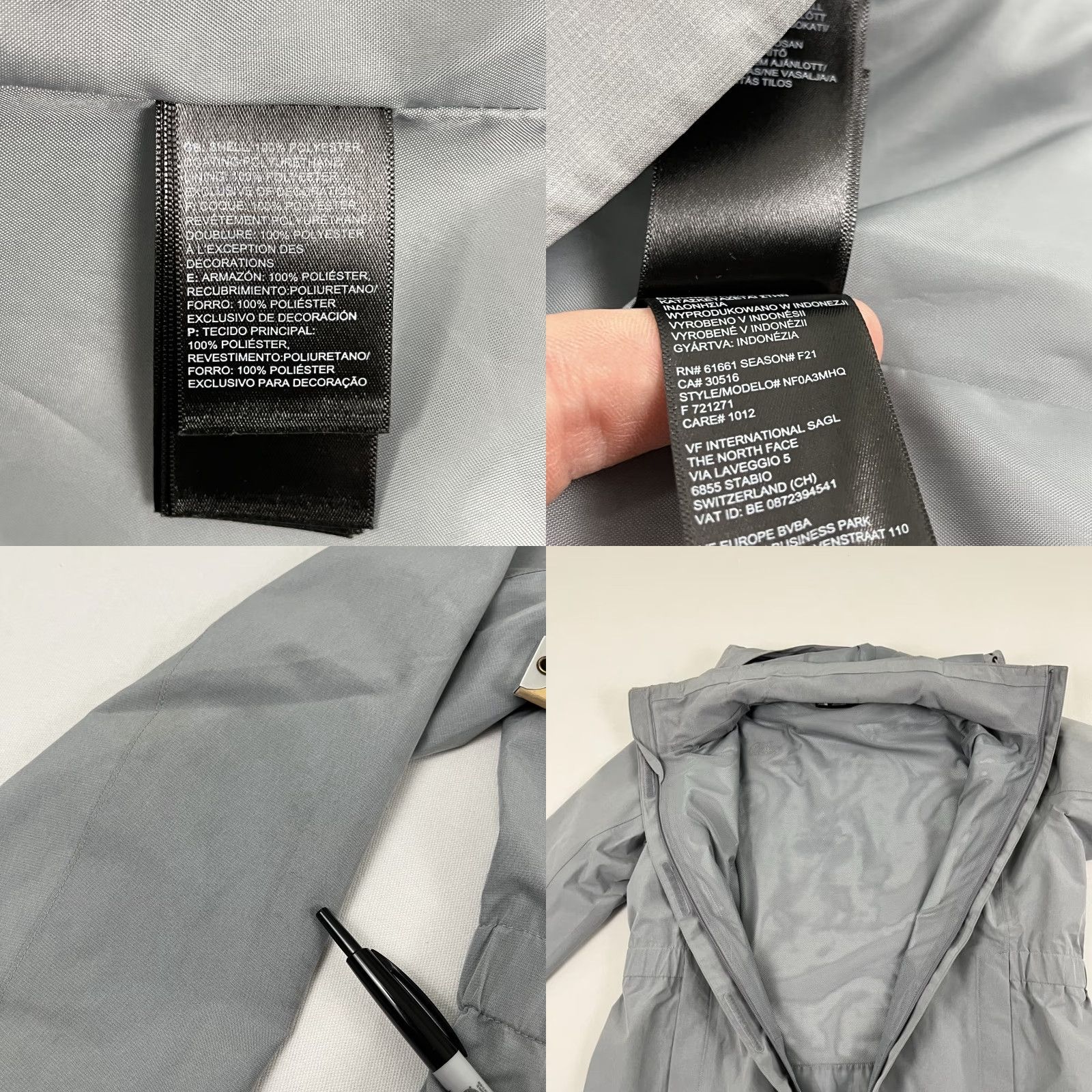 The North Face The North Face Resolve Parka II Jacket Womens XL Gray Hiking DryVent Rain Coat Size XL / US 12-14 / IT 48-50 - 8 Thumbnail