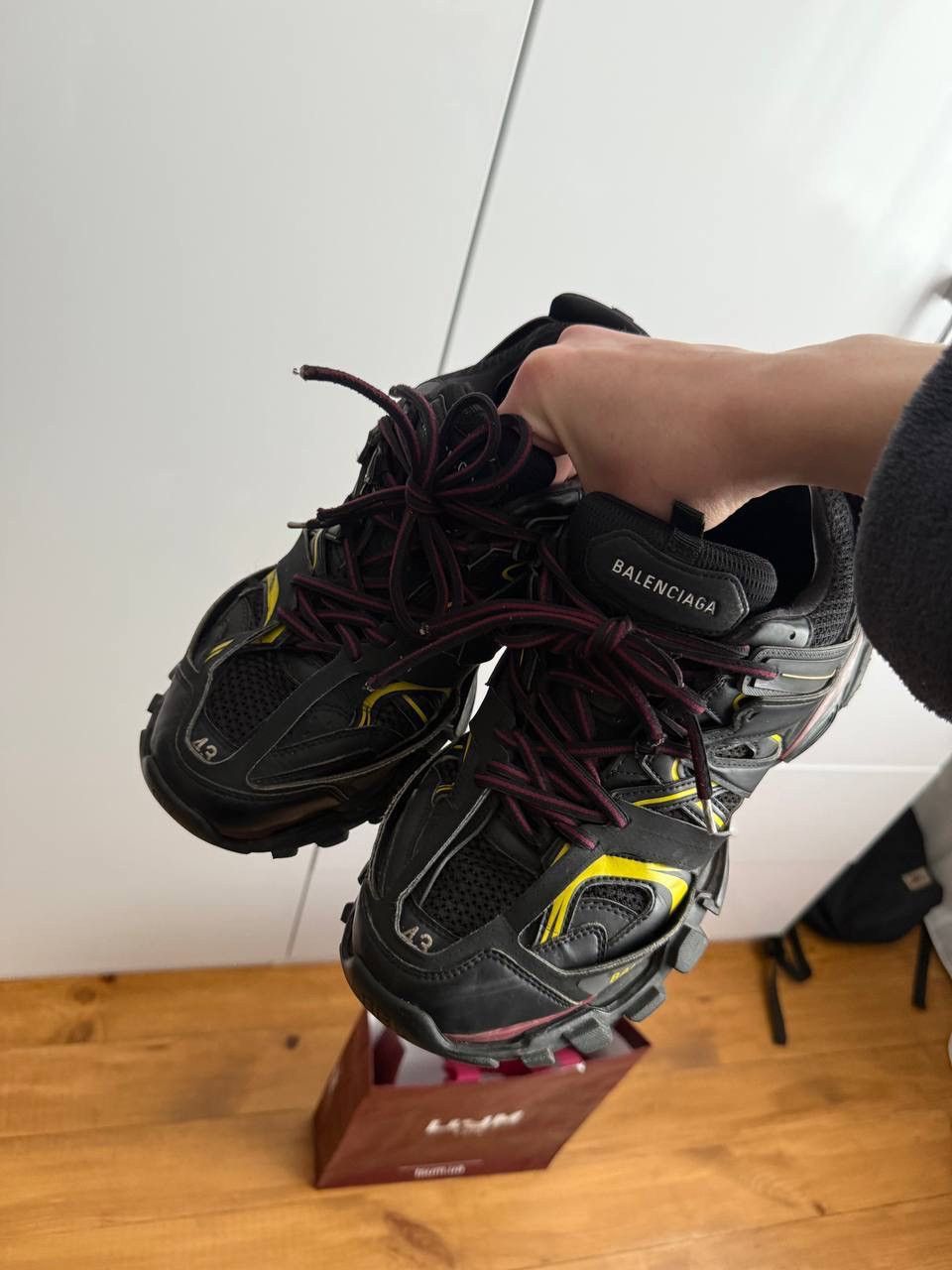 Balenciaga Balenciaga Track 1 Black Red Yellow Size US 10 / EU 43 - 2 Thumbnail