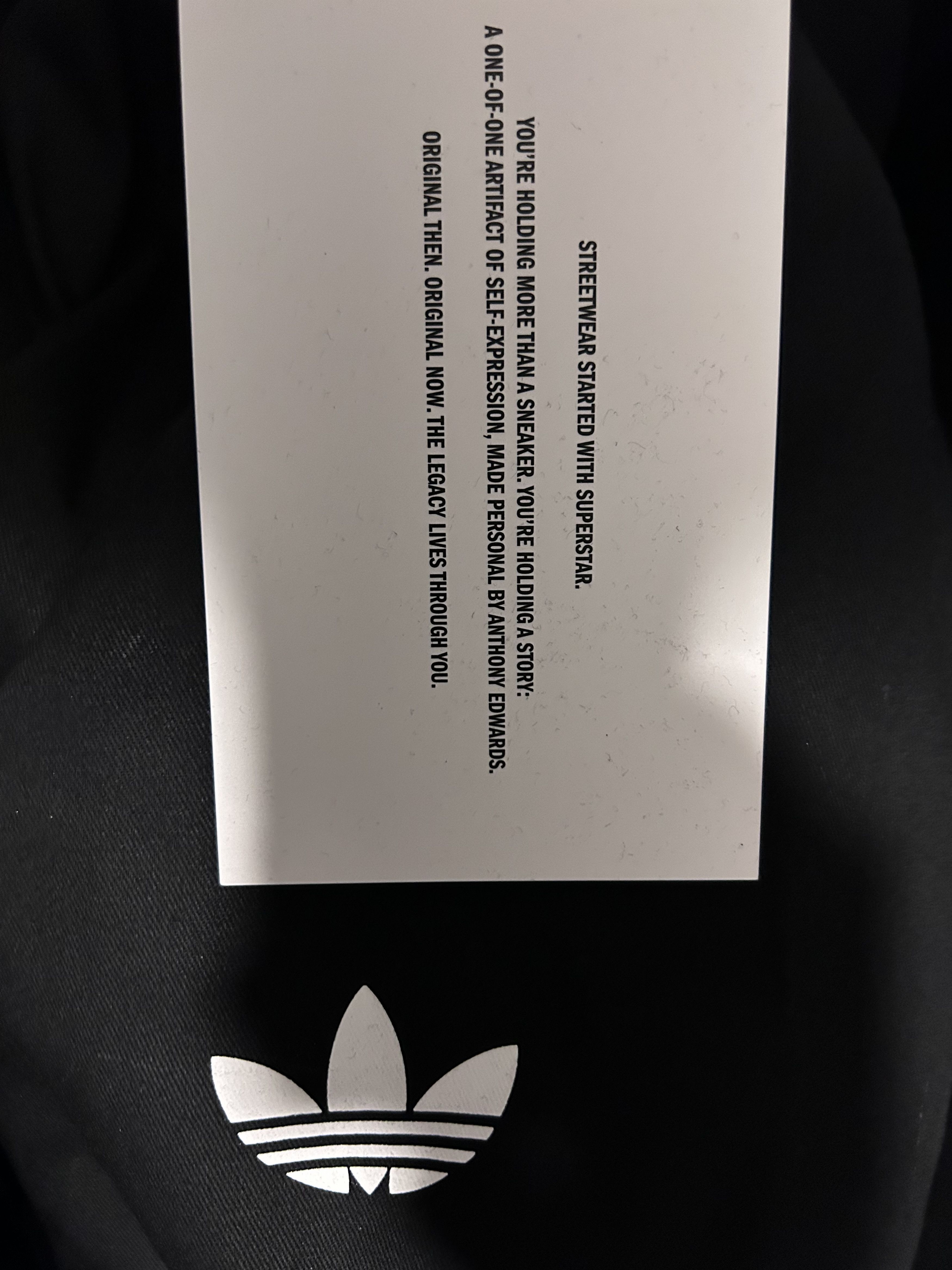 Adidas Superstar Made by Anthony Edwards (Official Raffle Winner) Size US 9.5 / EU 42-43 - 5 Thumbnail