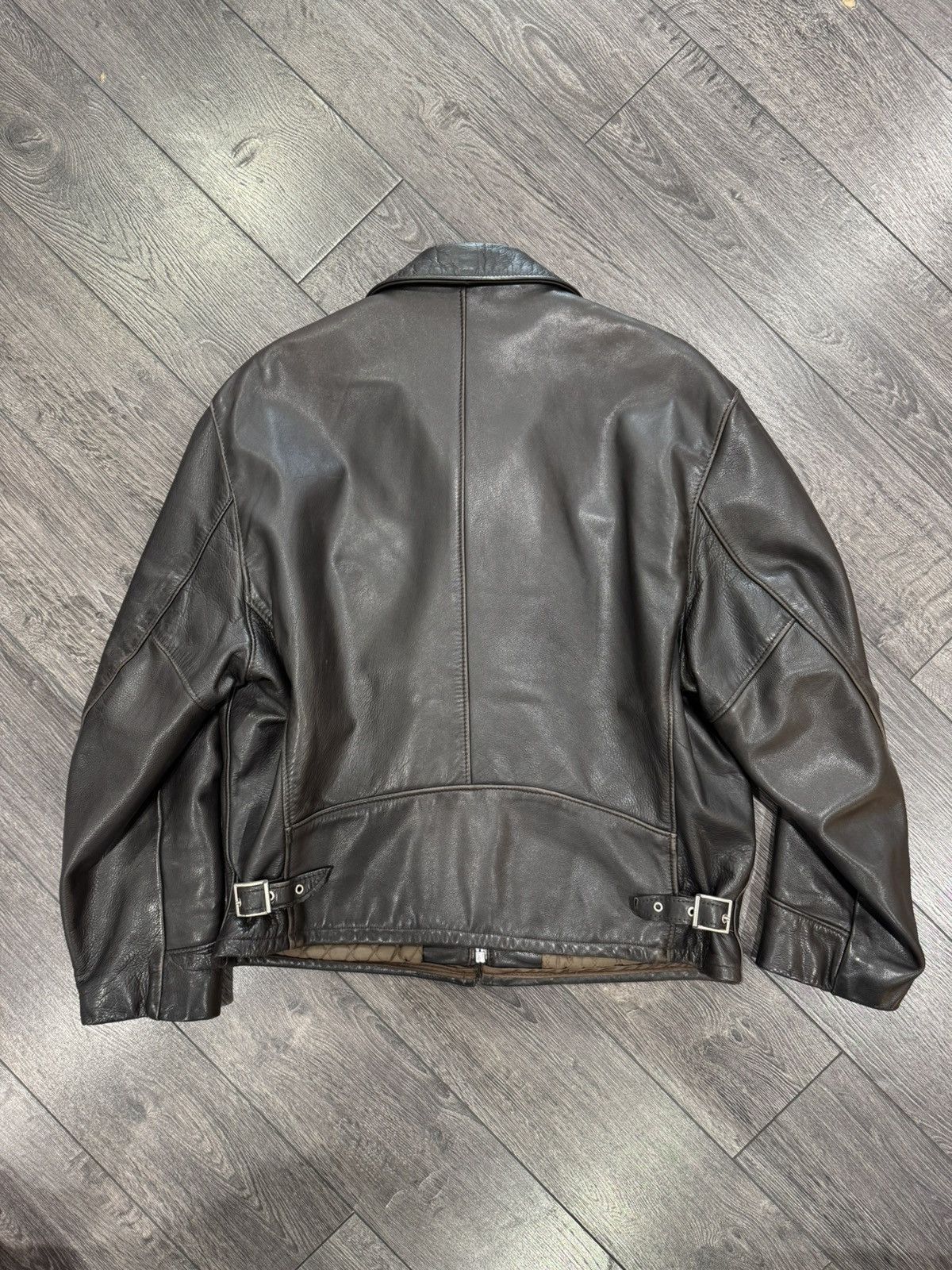Schott Schott 544 deep brown cowhide leather jacket size 48 Usa Size US XXL / EU 58 / 5 - 14 Thumbnail