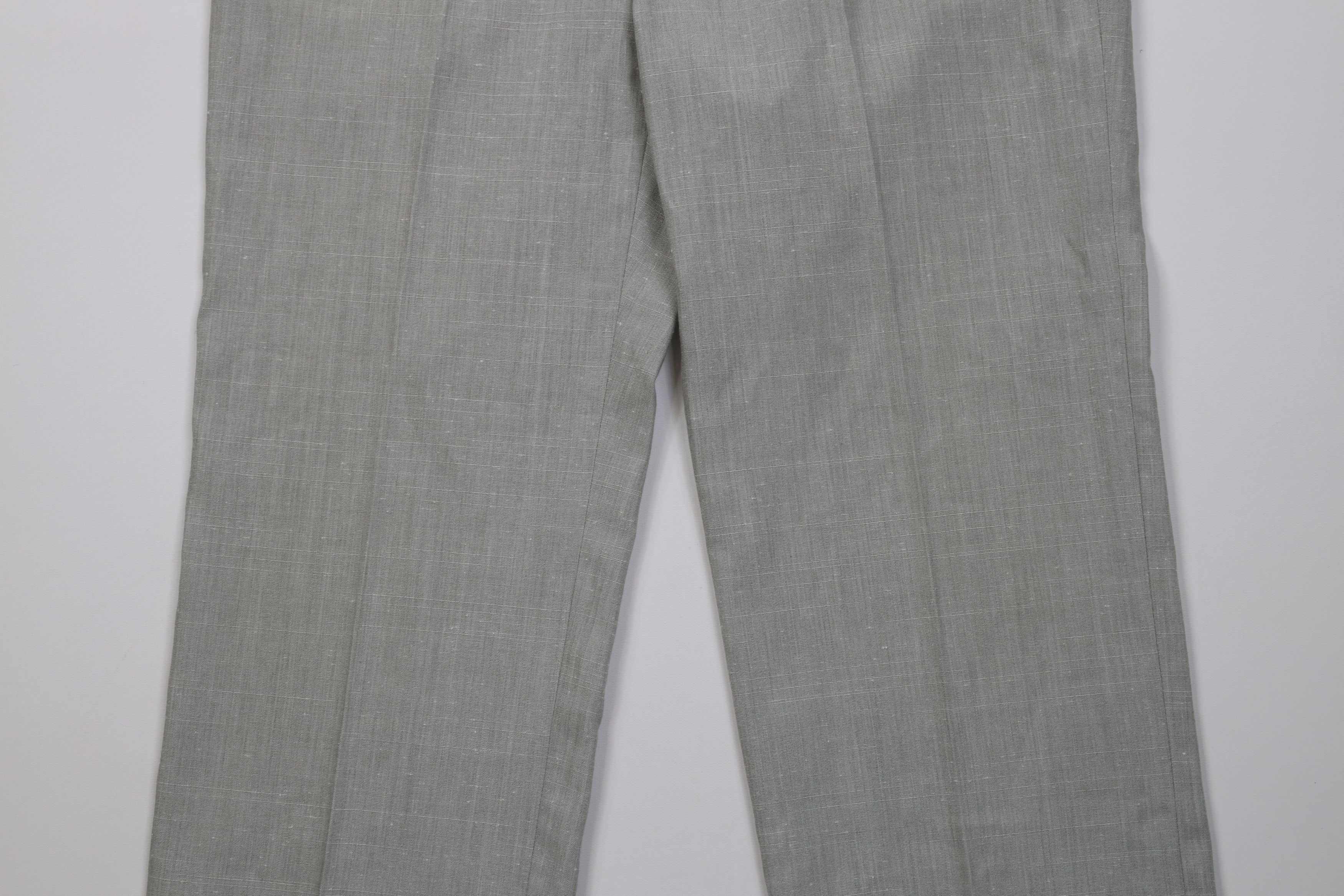 Vintage Vintage 70s Streetwear Rayon Gabardine Blend Wide Leg Pants Size US 34 / EU 50 - 3 Thumbnail