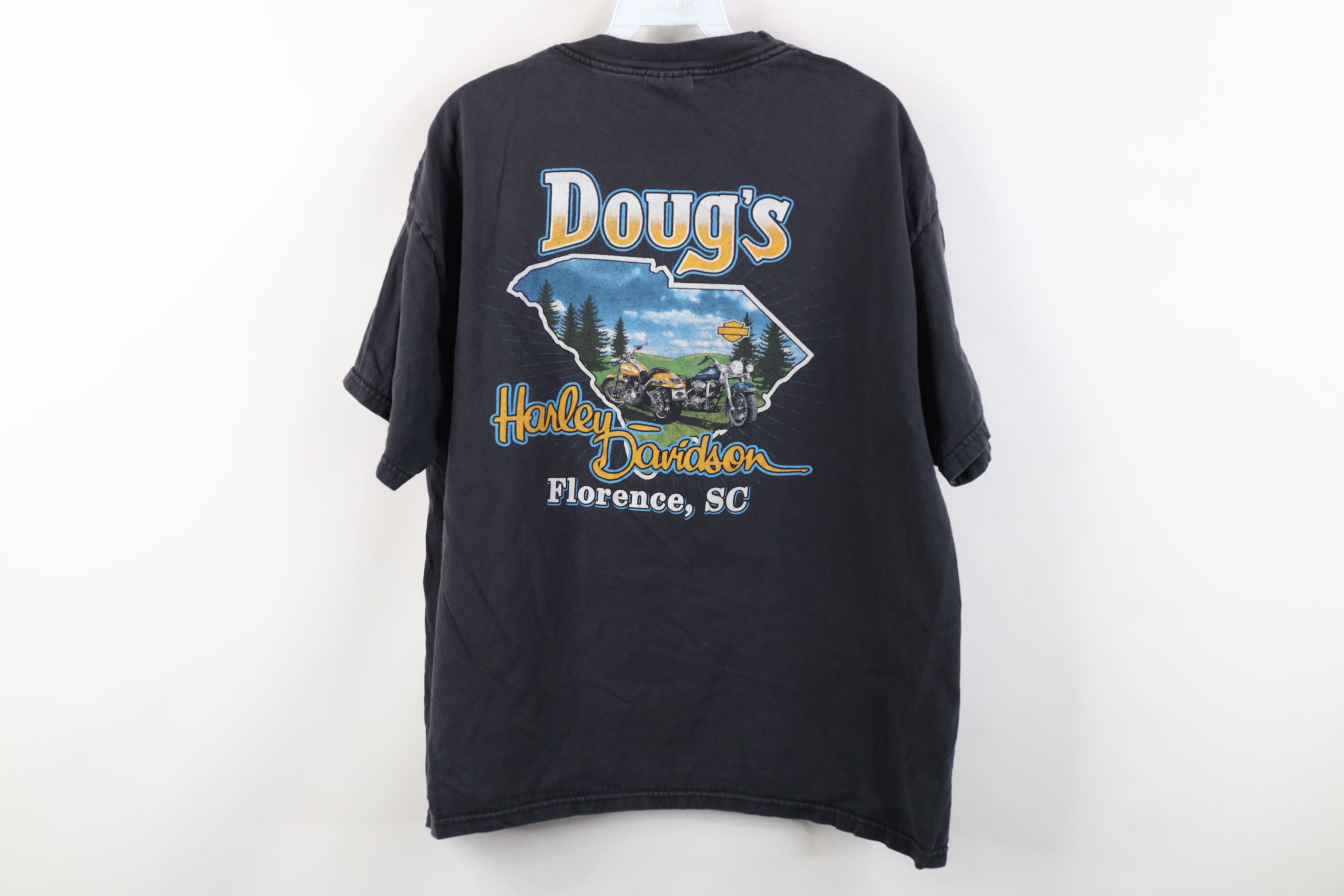 Harley Davidson Vintage Y2K Harley Davidson Fire Flames T-Shirt Cotton USA Size US L / EU 52-54 / 3 - 12 Thumbnail