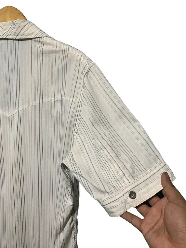 PPFM PPFM striped front slit zipper pocket classic shirt Size US L / EU 52-54 / 3 - 5 Thumbnail