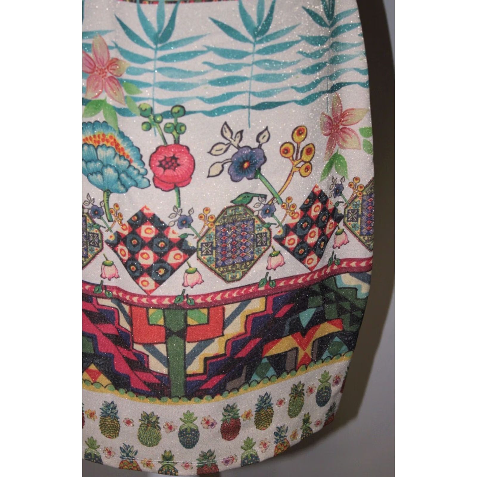 Desigual Desigual Dress L Womens A-Line Multicoloured Short Dress Length 91 cm Size L / US 10 / IT 46 - 2 Thumbnail