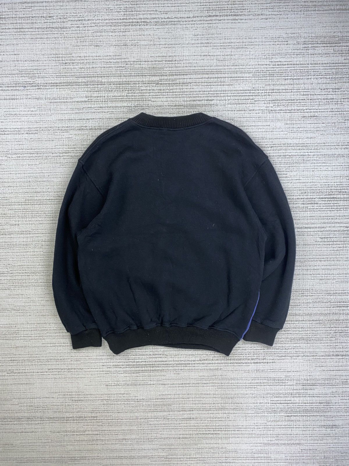 Designer × Vintage Vtg Rudolph Valentino Two Tone Colour Sweatshirt Nice Design Size US M / EU 48-50 / 2 - 2 Thumbnail