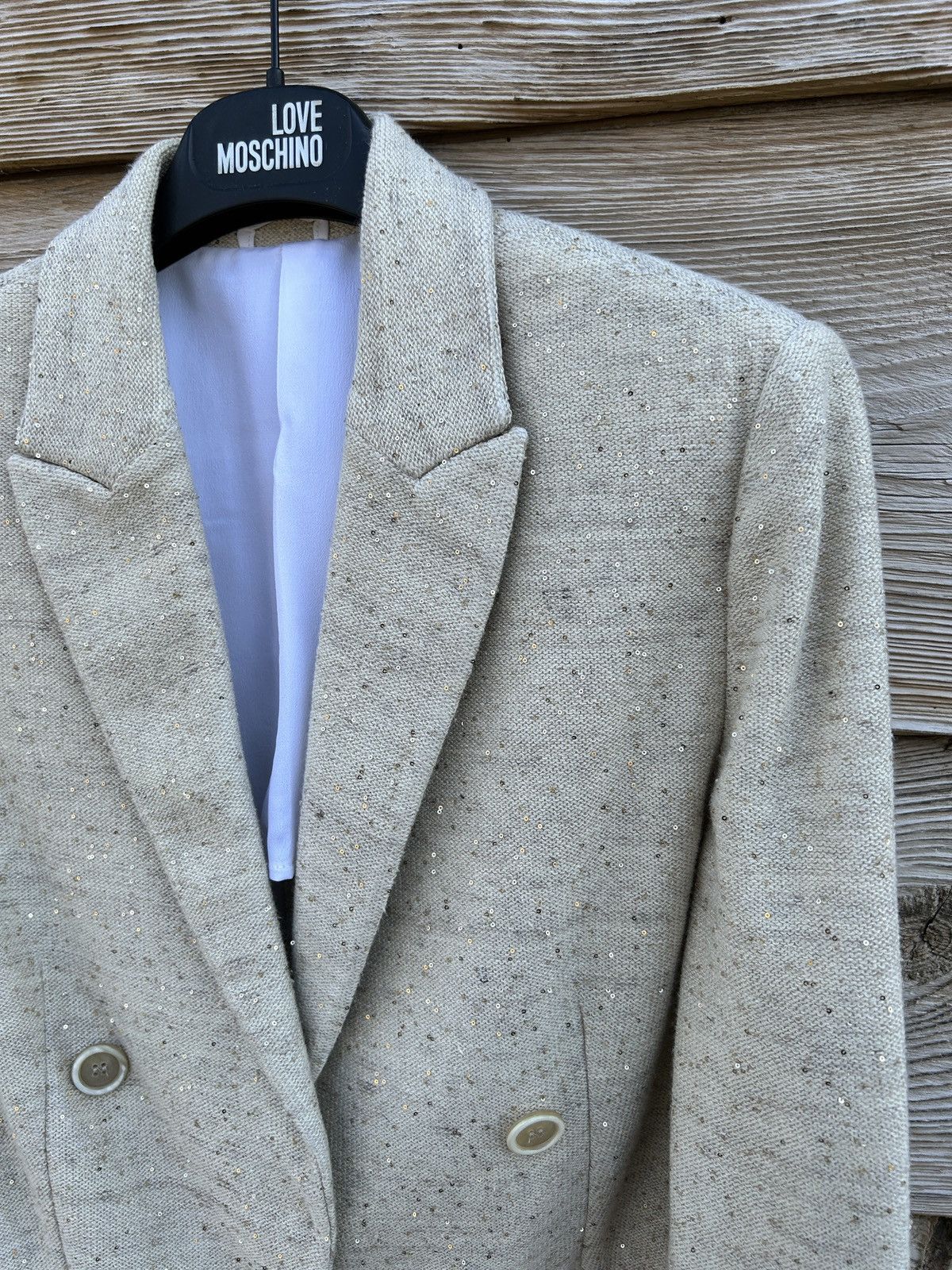 Brunello Cucinelli Brunello Cucinelli Lino Sequins Blazer Size 42 Size M / US 6-8 / IT 42-44 - 3 Thumbnail