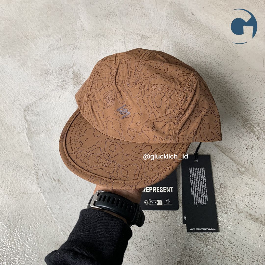Other Represent 247, Contour Run Cap in Rust Size ONE SIZE - 4 Thumbnail