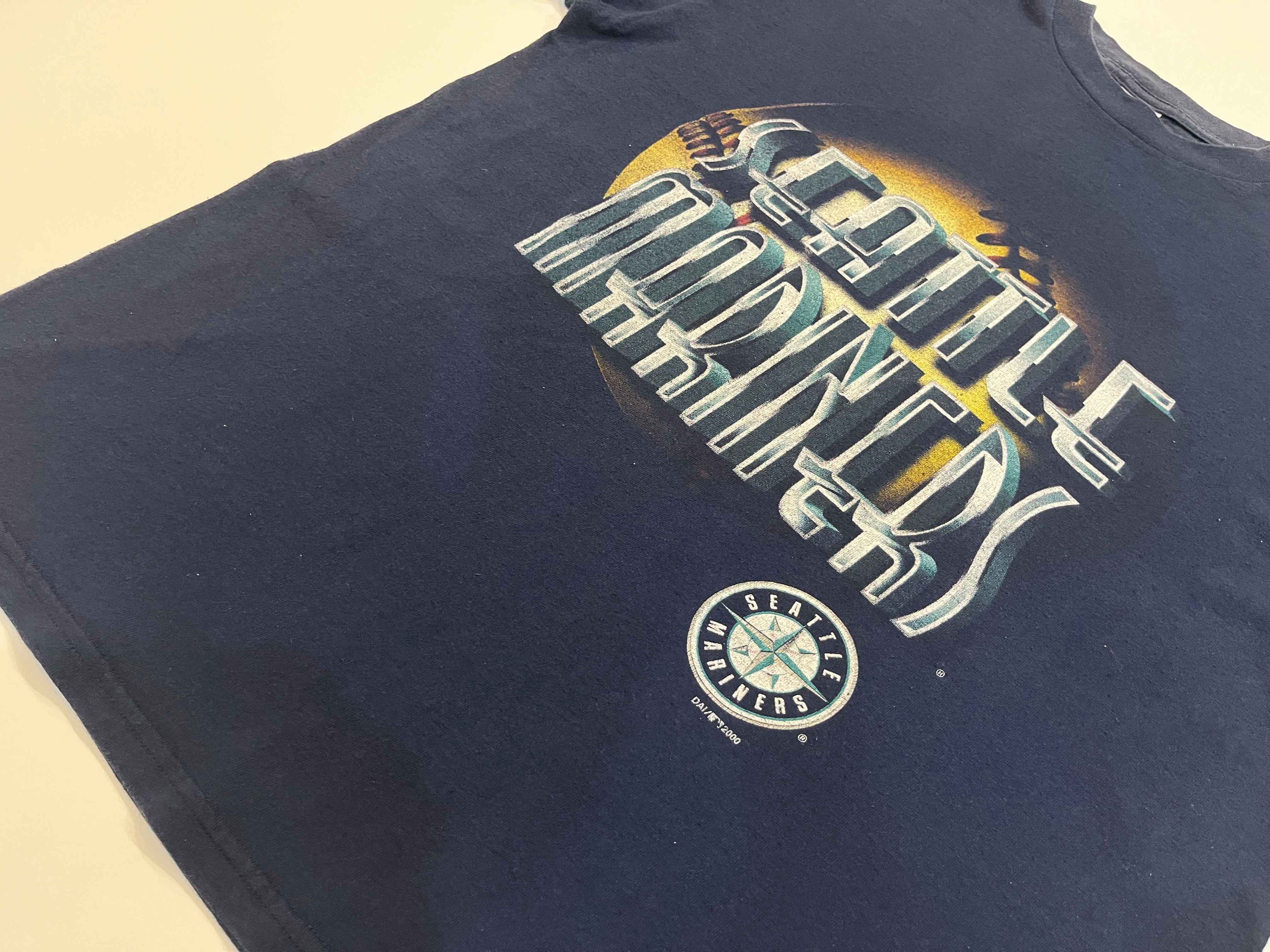 MLB × Vintage Vintage True Fan 2000 MLB Seattle Mariners Baseball T-Shirt Size US L / EU 52-54 / 3 - 4 Thumbnail
