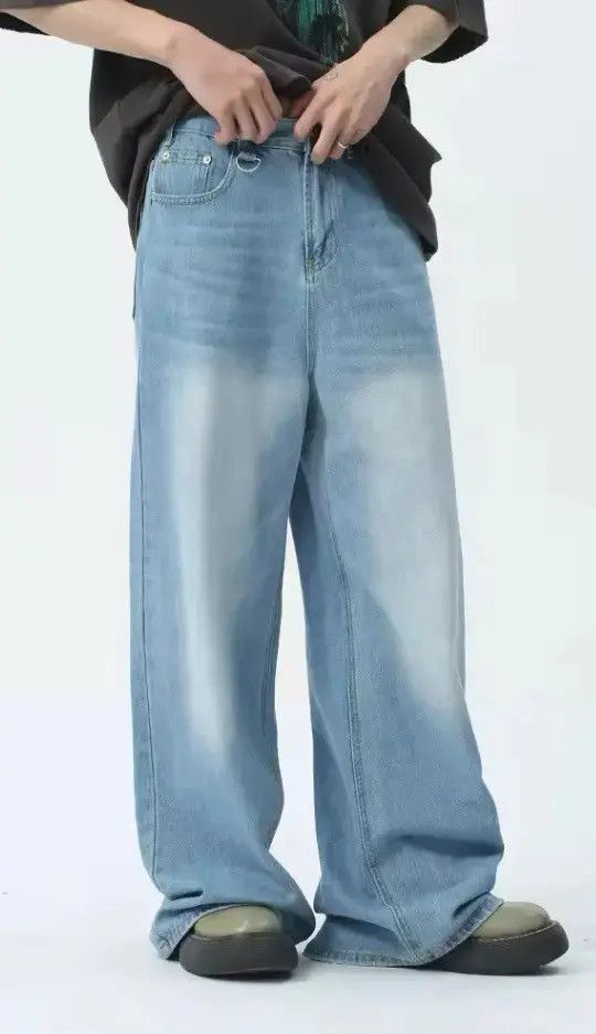 Japanese Brand Wide Leg Denim Pant Size US 32 / EU 48 - 4 Thumbnail