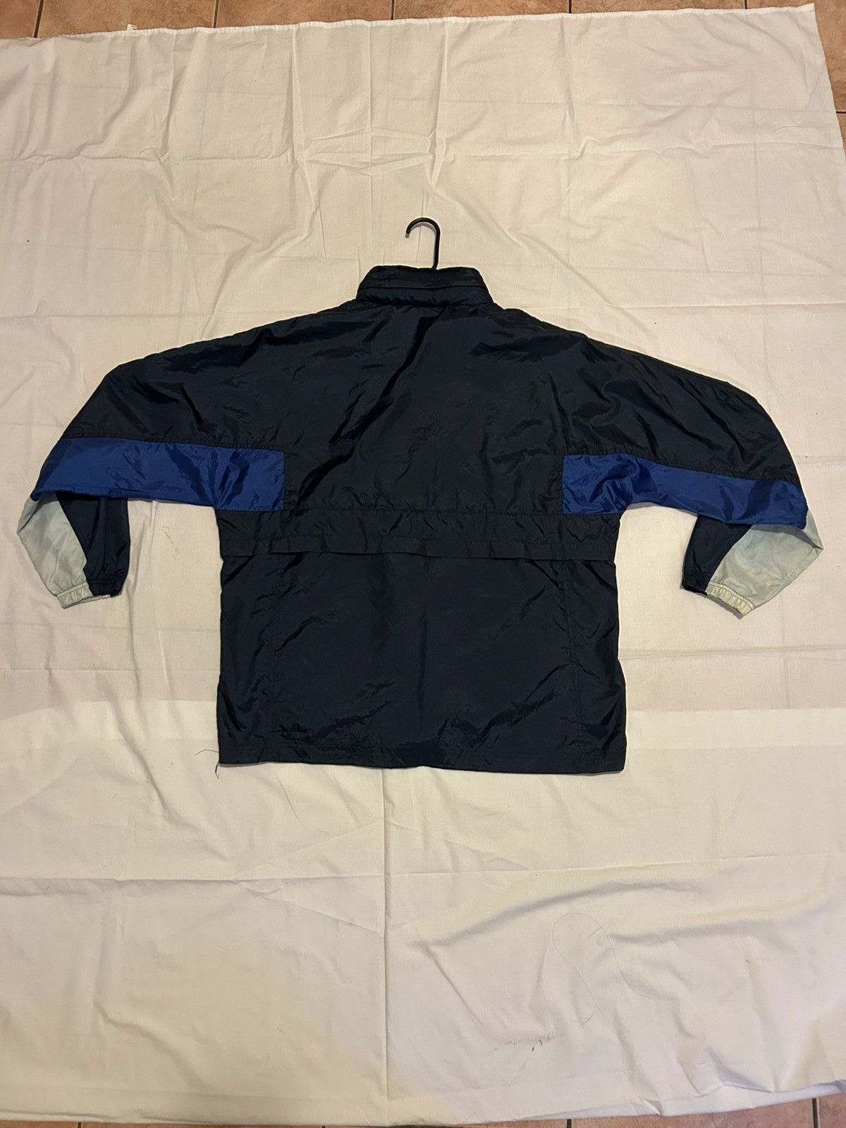 Reebok Vintage 90s Reebok Windbreaker Pullover Jacket Navy Size US M / EU 48-50 / 2 - 3 Thumbnail