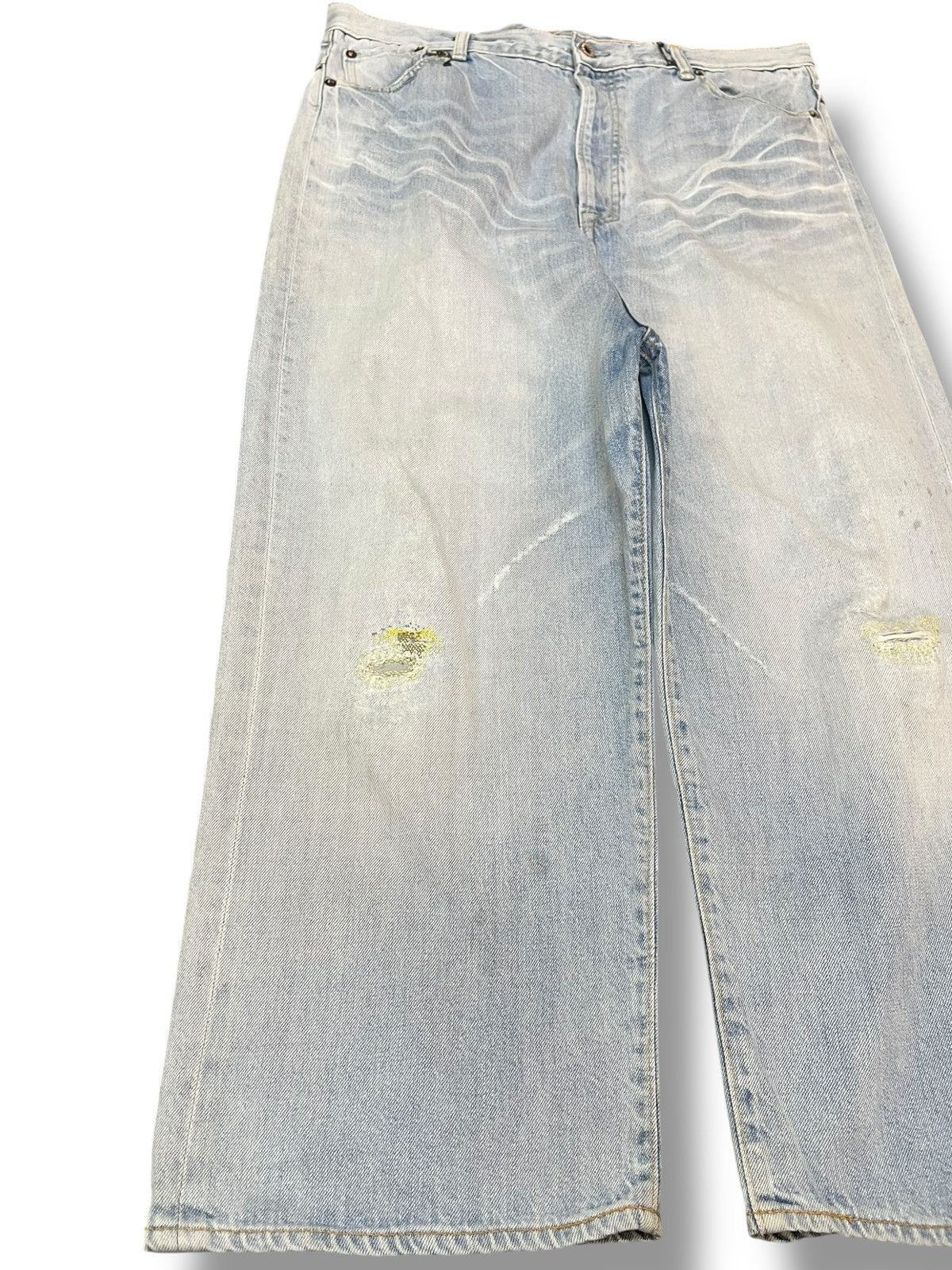 Journal Standard Vintage Journal Standard Baggy Faded Buckle Belt Denim Size US 35 - 3 Thumbnail