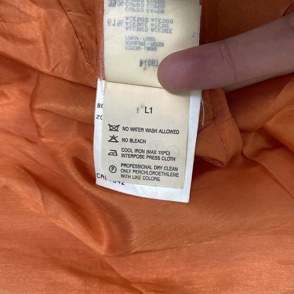 Other PRISMALEI Italian Brand Orange Wool Grey Hooded Jacket Size US M / EU 48-50 / 2 - 10 Thumbnail