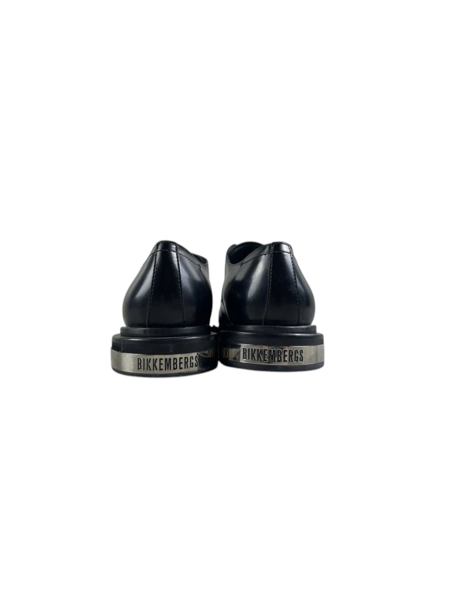 Dirk Bikkembergs Bikkembergs Leather Derby Shoes with Metal Heel Plate, EU 42 Size US 10 / EU 43 - 4 Thumbnail