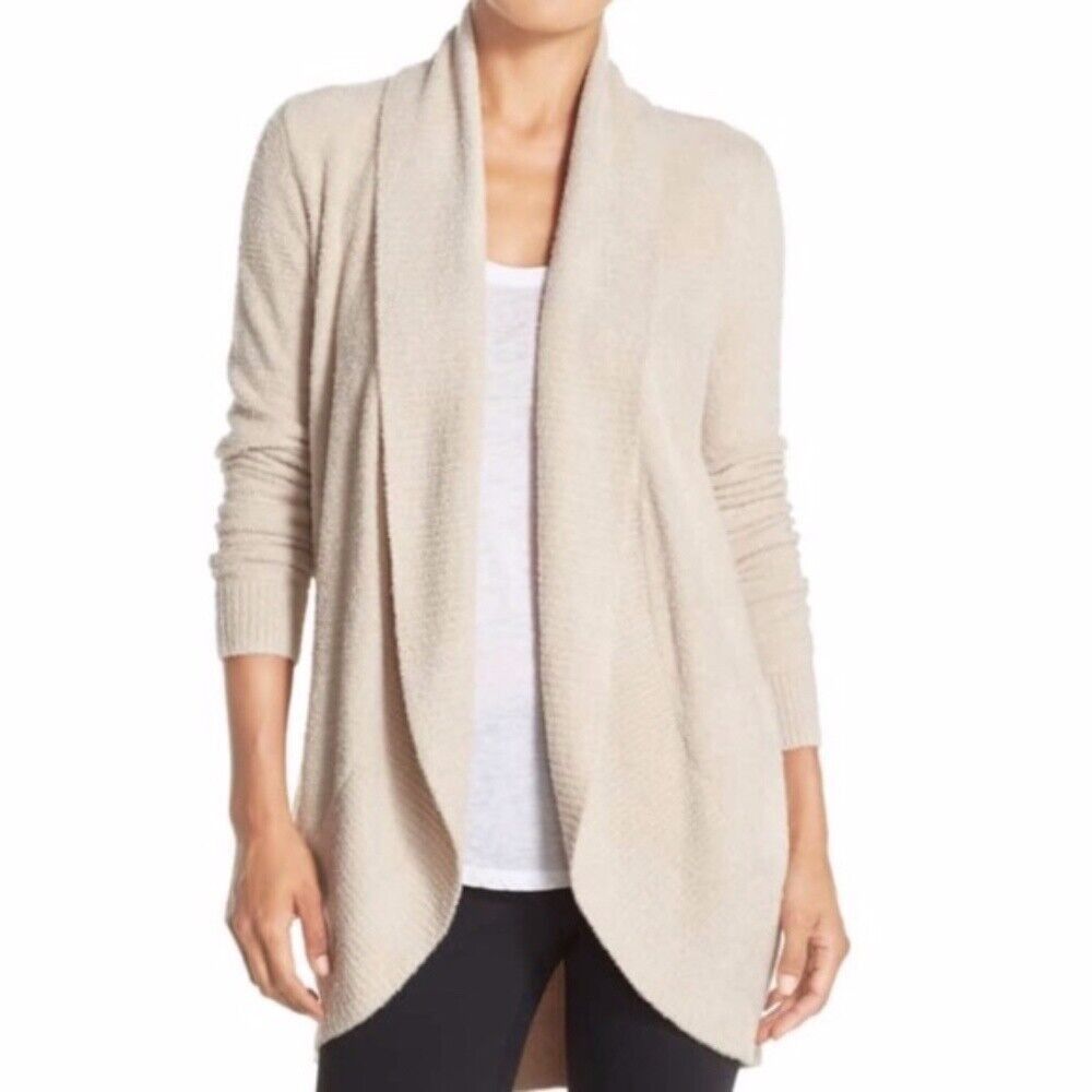 Barefoot Dreams CozyChic Lite Circle Cardigan Shawl XS/S